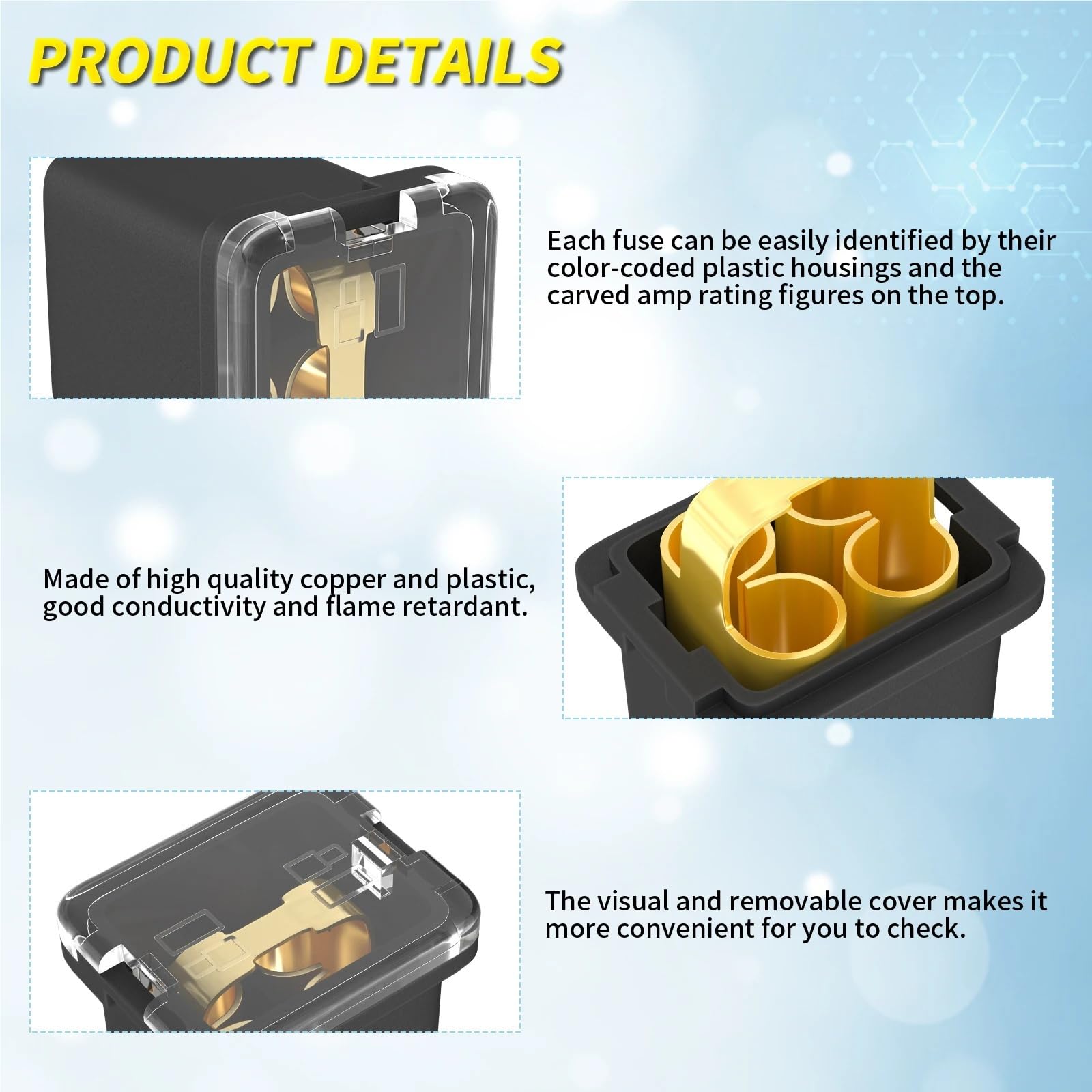 Kit assortimento fusibili for auto 36 pezzi