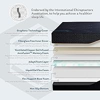 Vista 48 de EGOHOME - Base de cama ajustable individual XL y colchón de espuma viscoelástica de 14 pulgadas, base de cama ajustable con control remoto