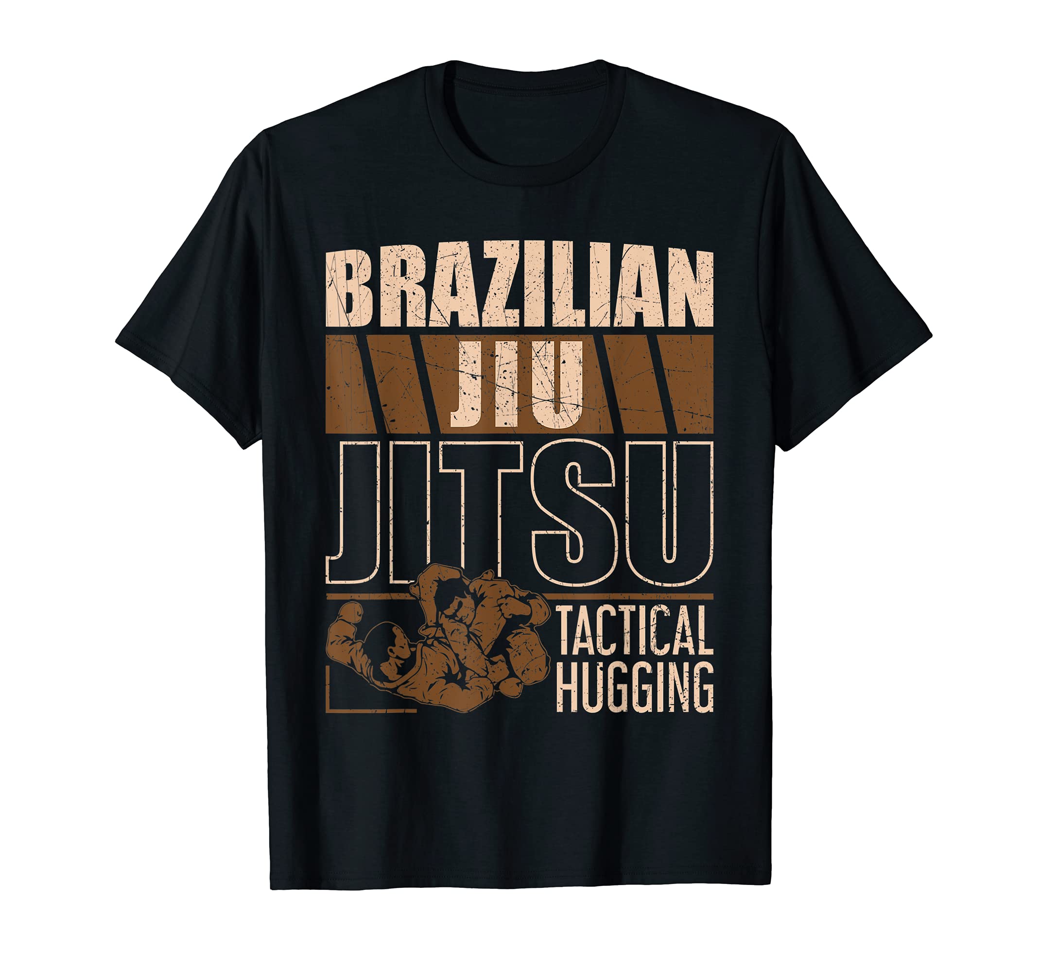 Martial Arts ShirtsTactical Hugging Mixed Martial Arts BJJ Brazilian Jiu Jitsu T-Shirt
