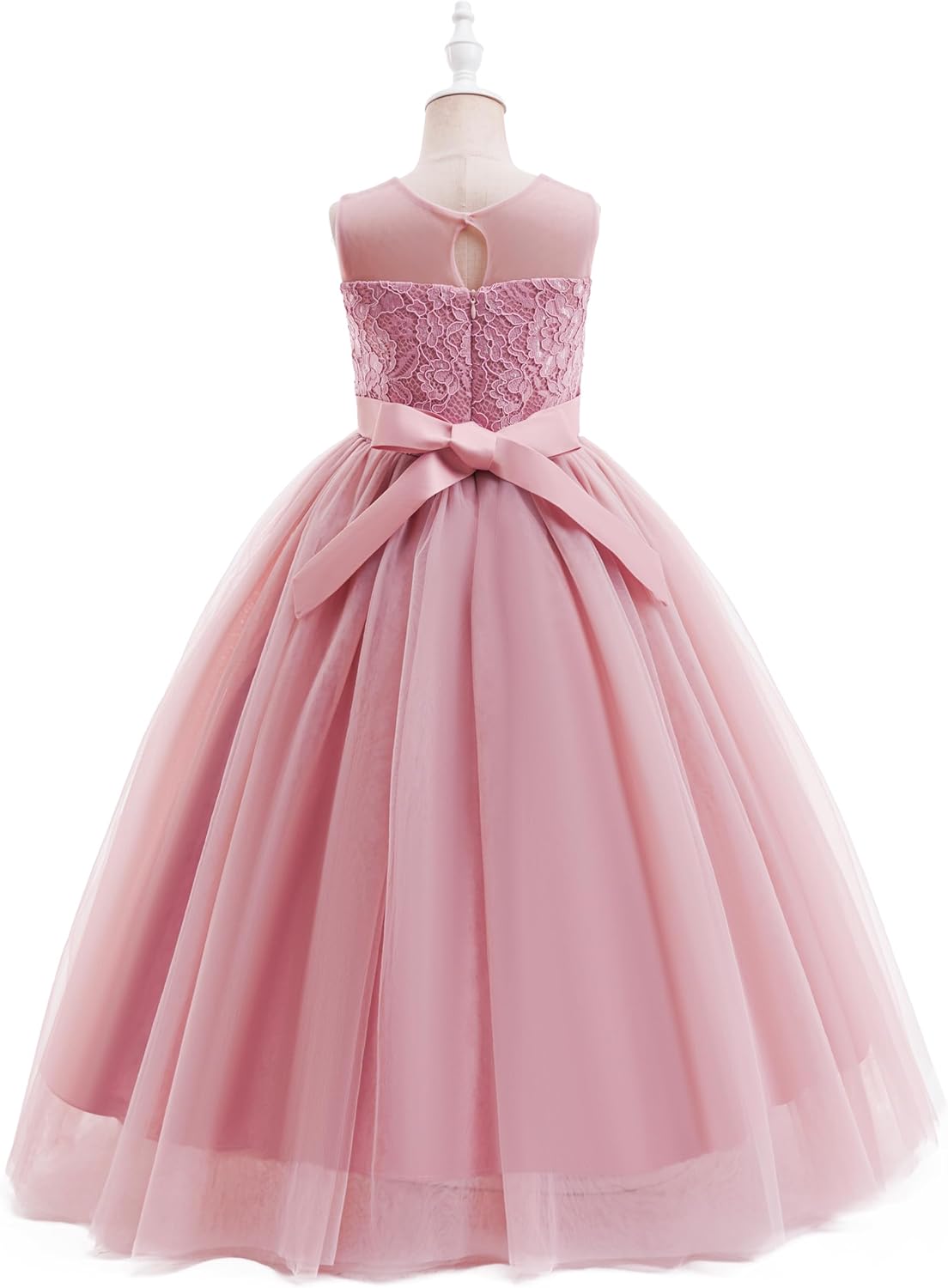 Glamulice Girls Flower Girl Dress Tulle Lace Wedding Party Bridesmaid Birthday Pageant Formal Dresses - Image 3