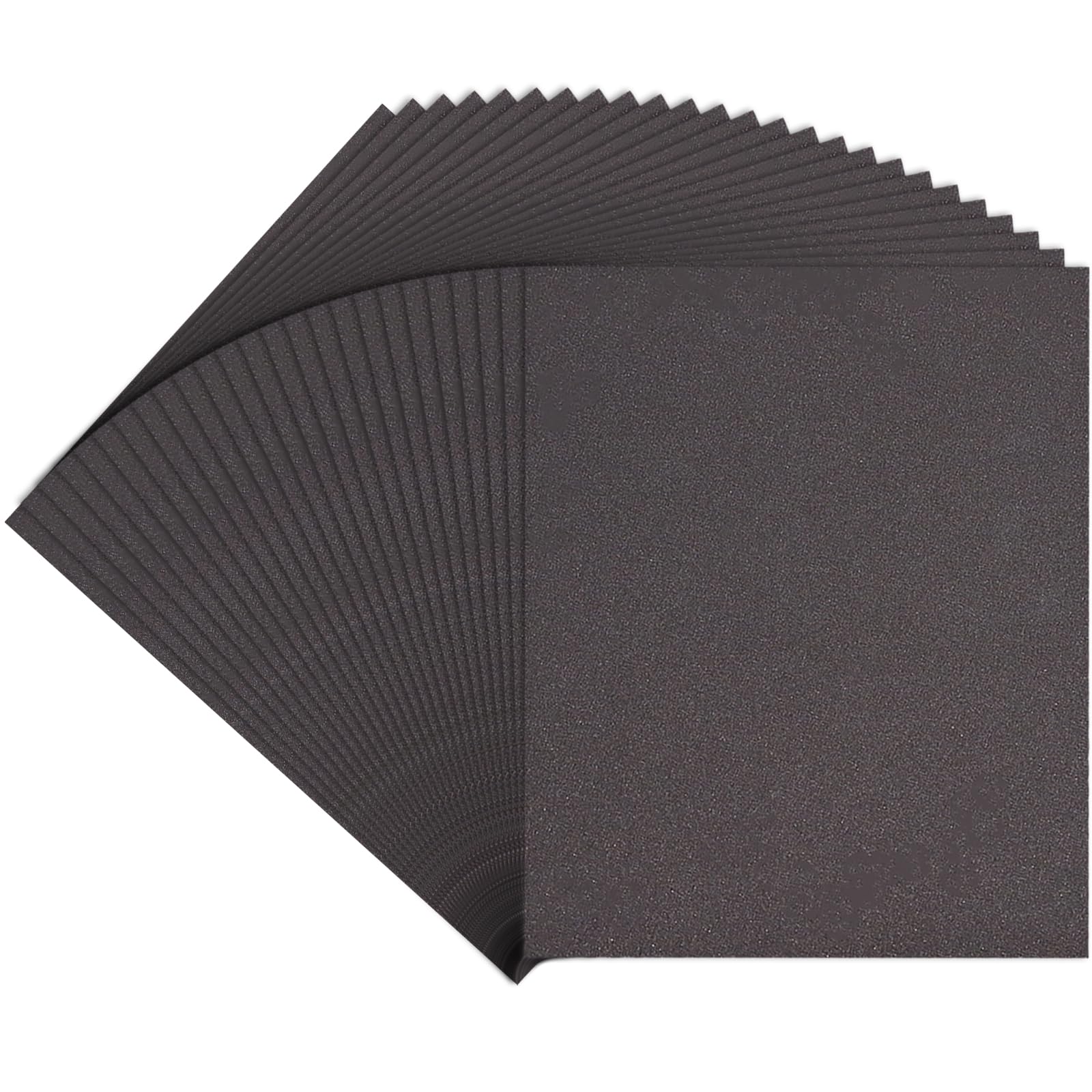 AOZHONG 400 Grit Sand Paper, 9 x 11 Inch, 25 Pcs Wet Dry Sandpaper Sheets, Silicon Carbide for Wood, Metal, Automotive Sanding and Polishing,
