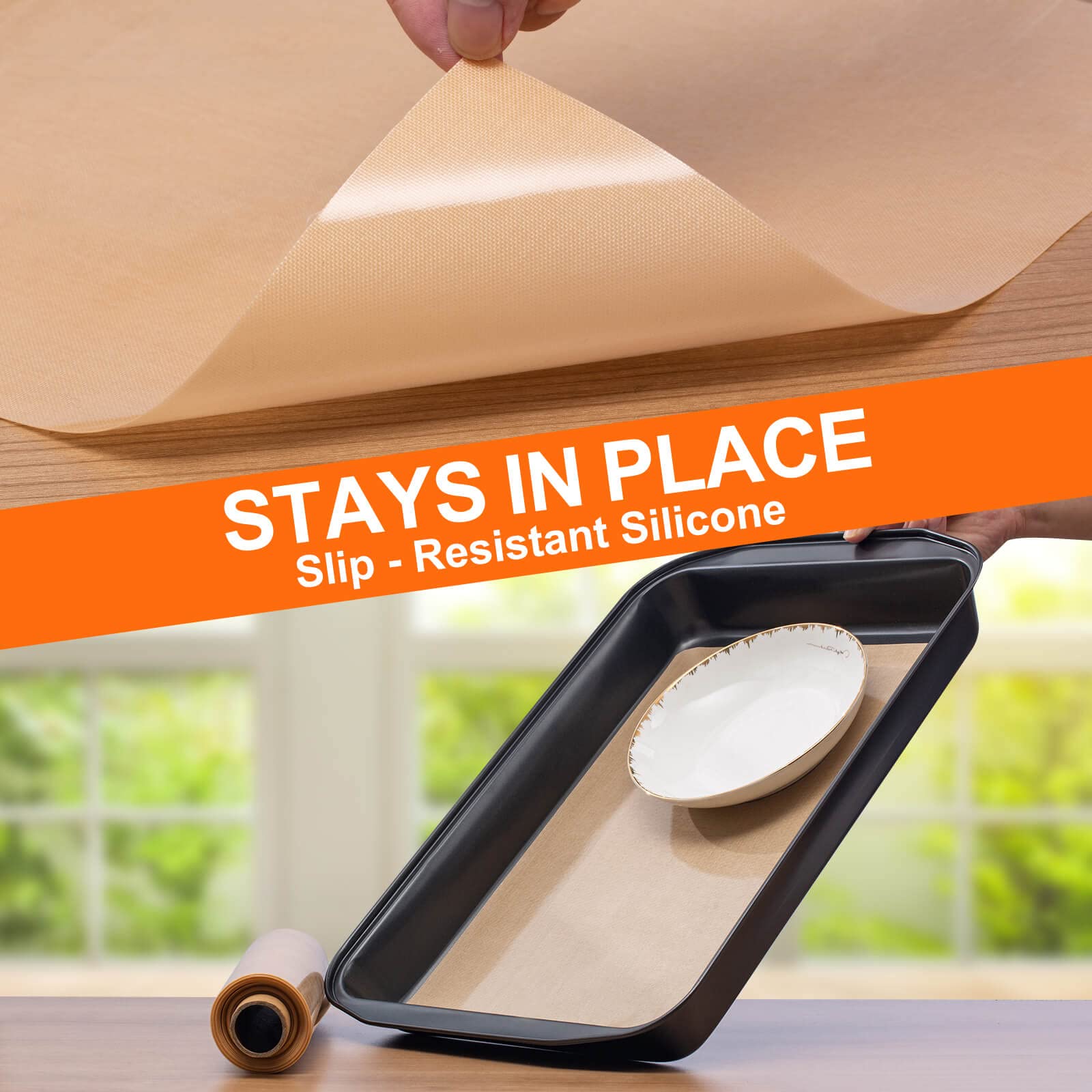 silikon backmatte rolle