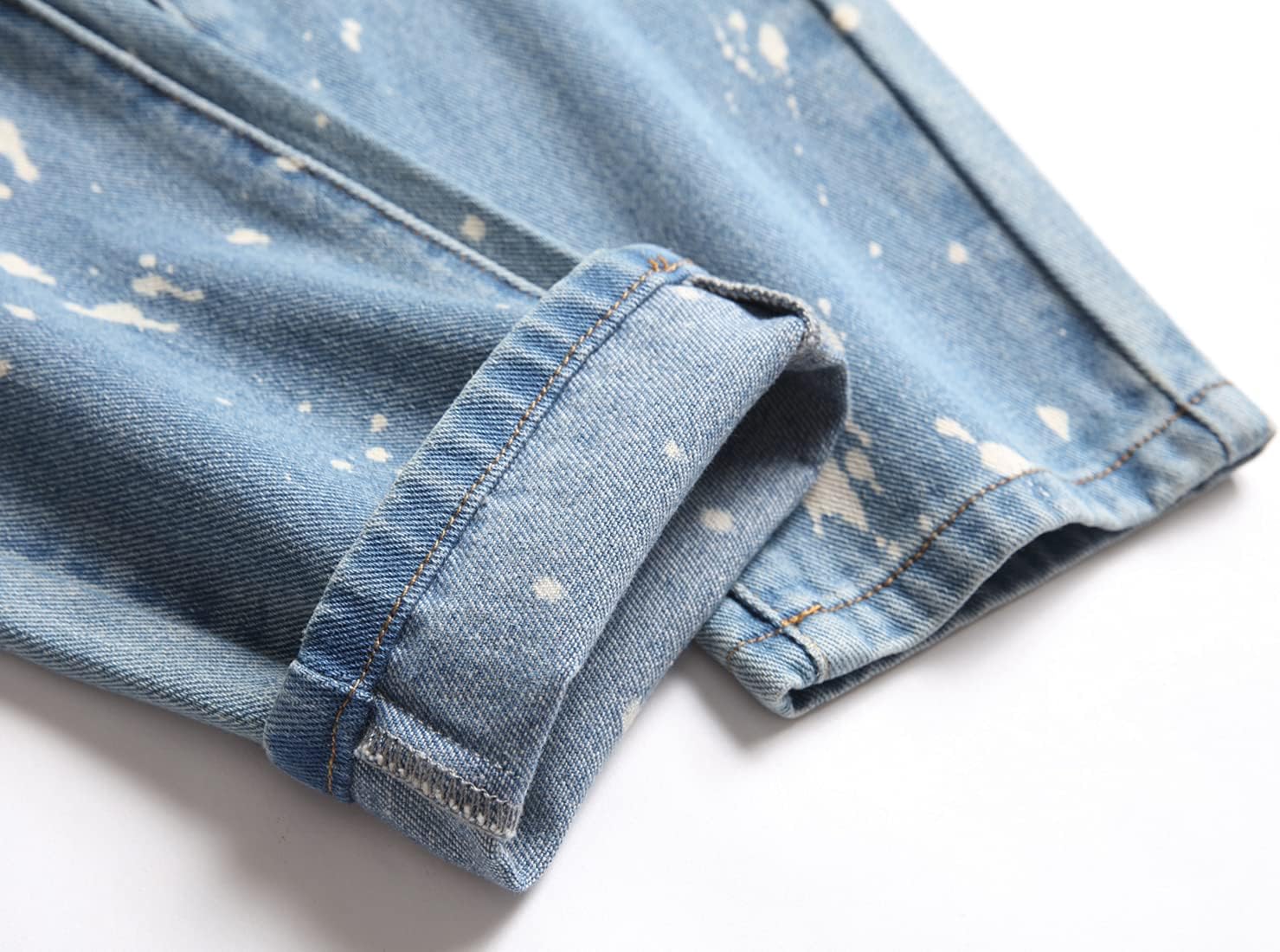 Boy's Skinny Fit Ripped Destroyed Distressed Slim Fashion Stretch Jeans Pants - Image 7