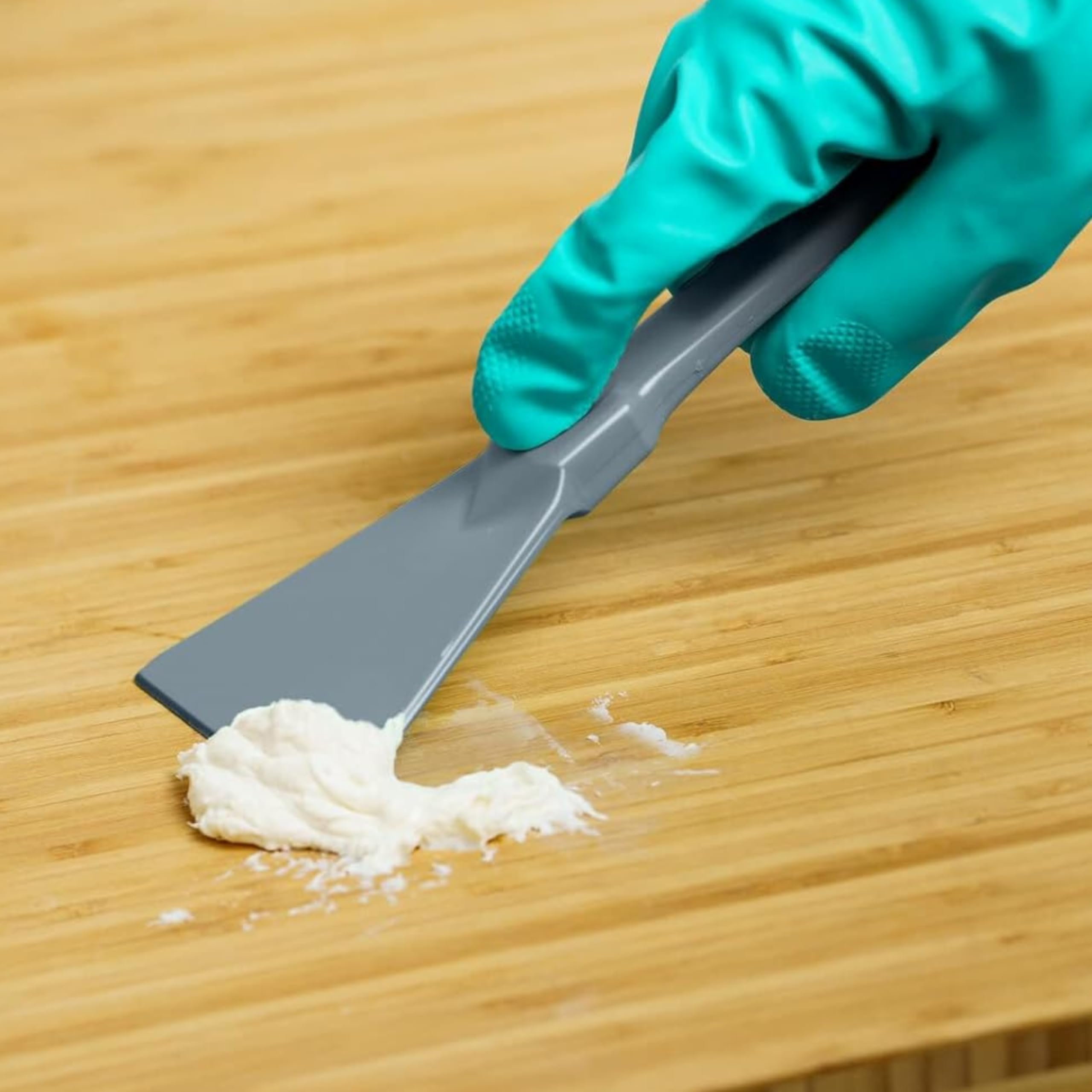 SPARTA Polypropylene Scraper Tool Food Safe Scraper for Removing Caked-On Residue in Commercial Kitchens, Plastic, 7.82 x 3 Inches, Gray, (Pack of 12) — Amazon image 2