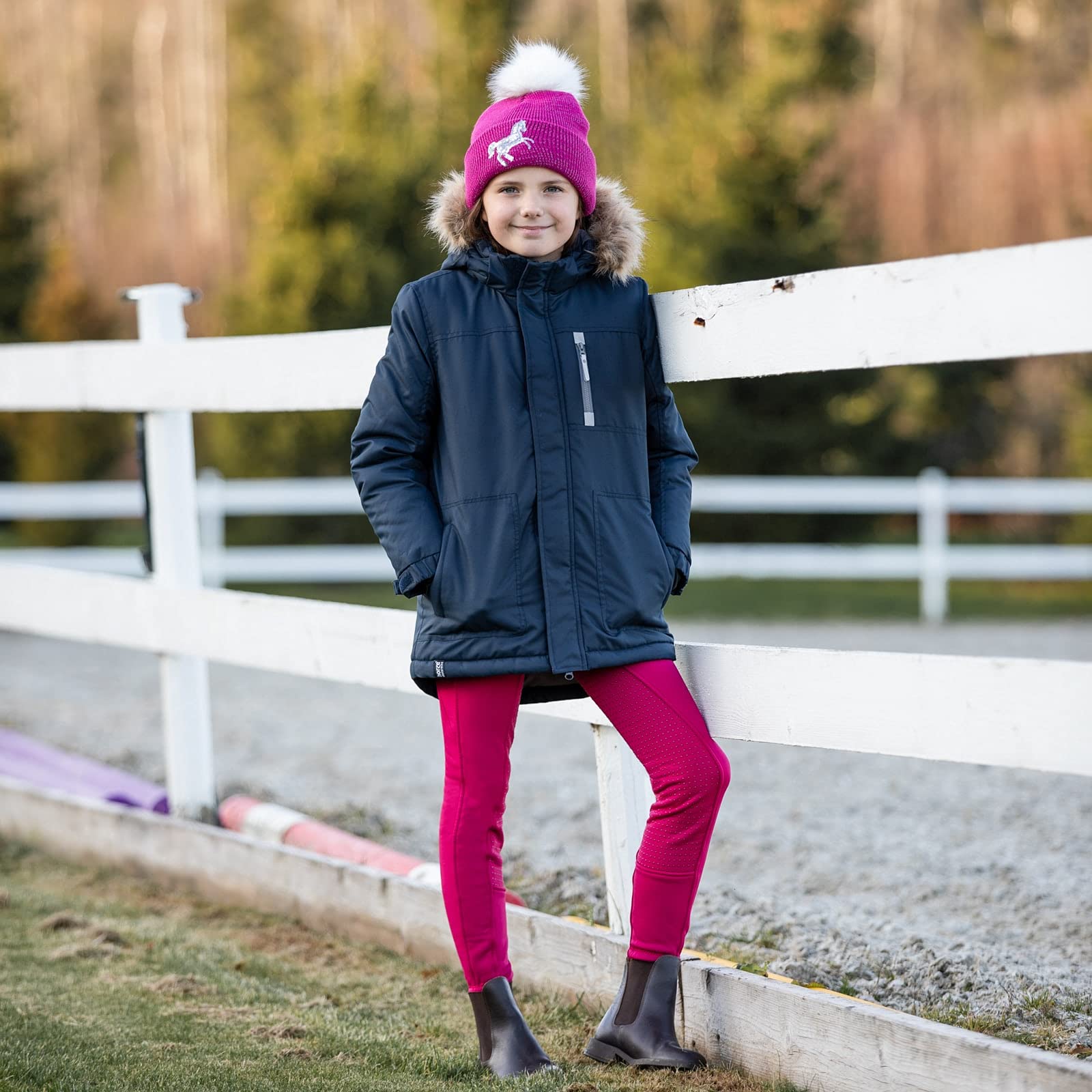 Gillian Leggings d'équitation de compression à fond intégral