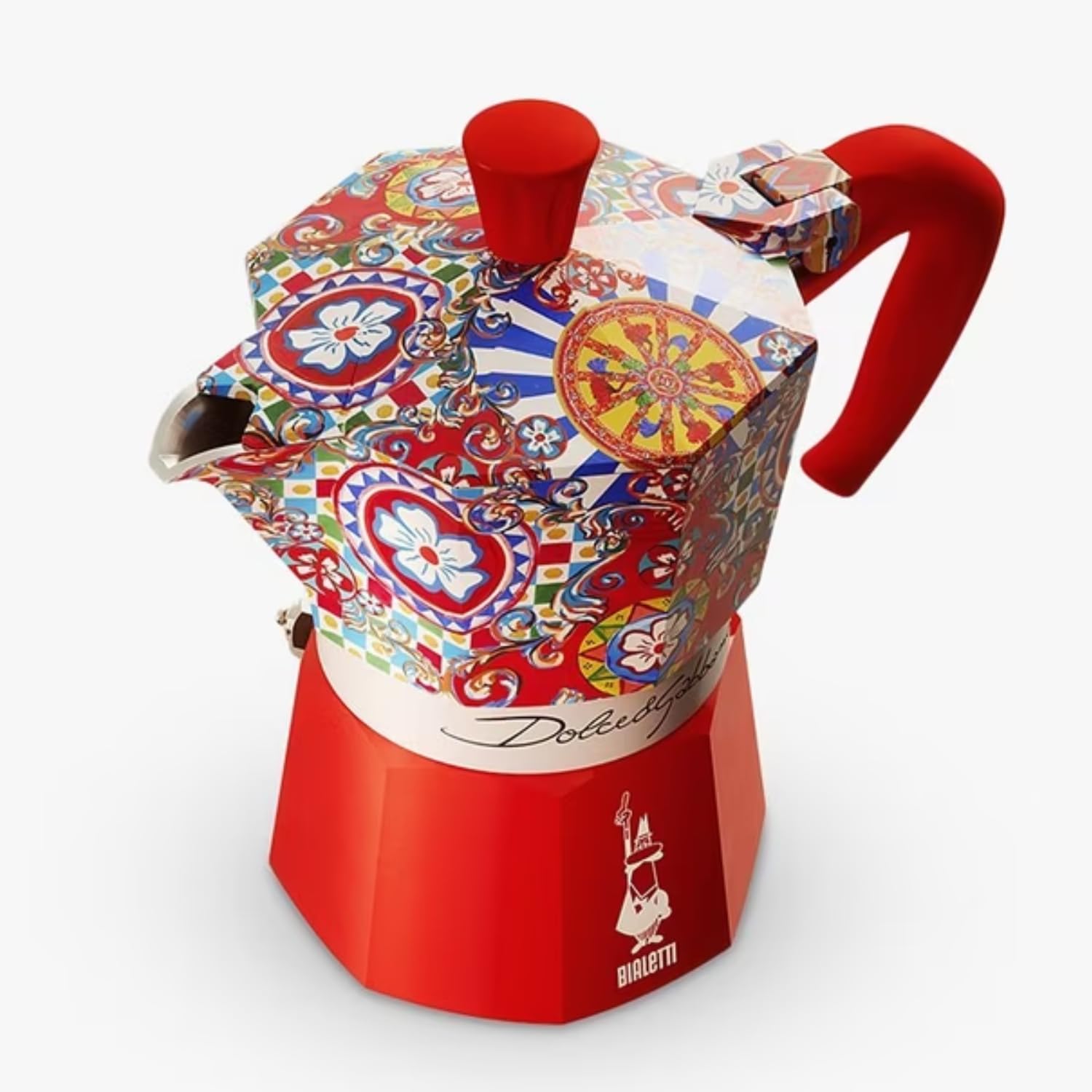 Cafeti re italiana Bialetti Moka Express 0005329 6 Tazas D y G Rojo