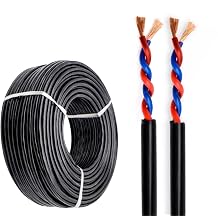 16/2 Twisted Pair Wire, 1.5mm2 160FT, Flexible PVC Cable