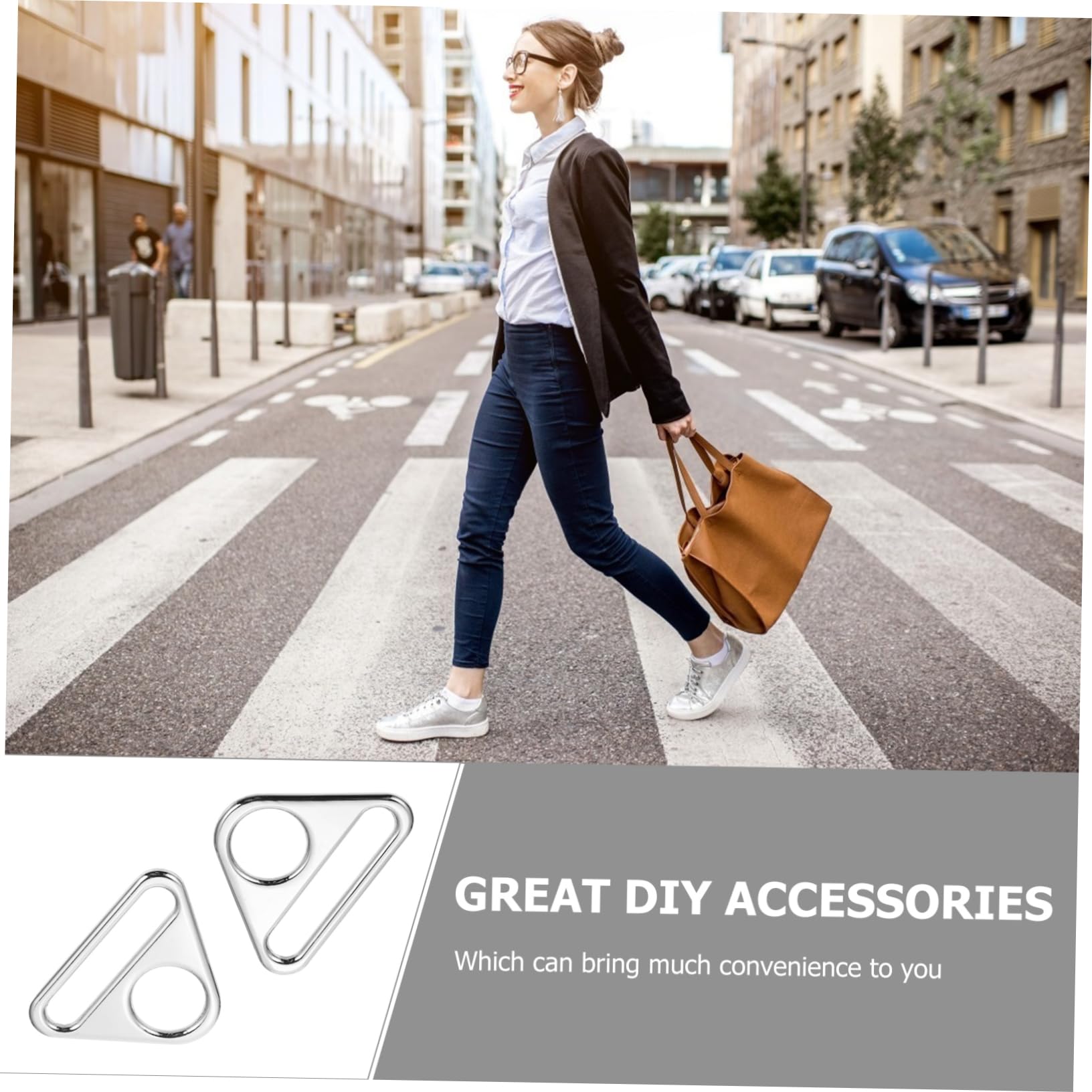 Operitacx 30pezzi Fibbia Per Cinghie Accessori Per Borse e Tracolle Design Resistente e Facile Usare