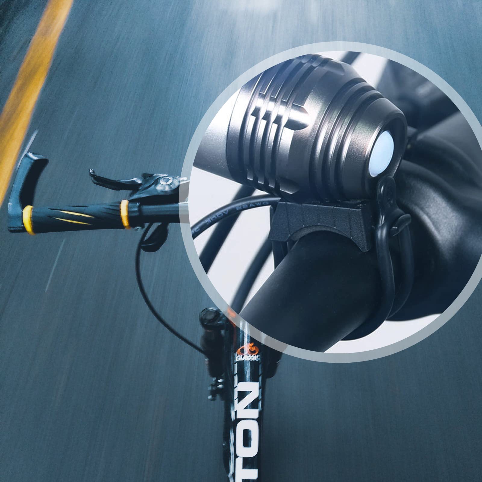 20 Pezzi Cinturino in Silicone per Bicicletta, Banda da Bicicletta Cinghia Elastica Cinturino, Bicicletta Fascia Elastica Gomma anelli, Per bicicletta per Torcia Ciclismo All'aperto Navigazione