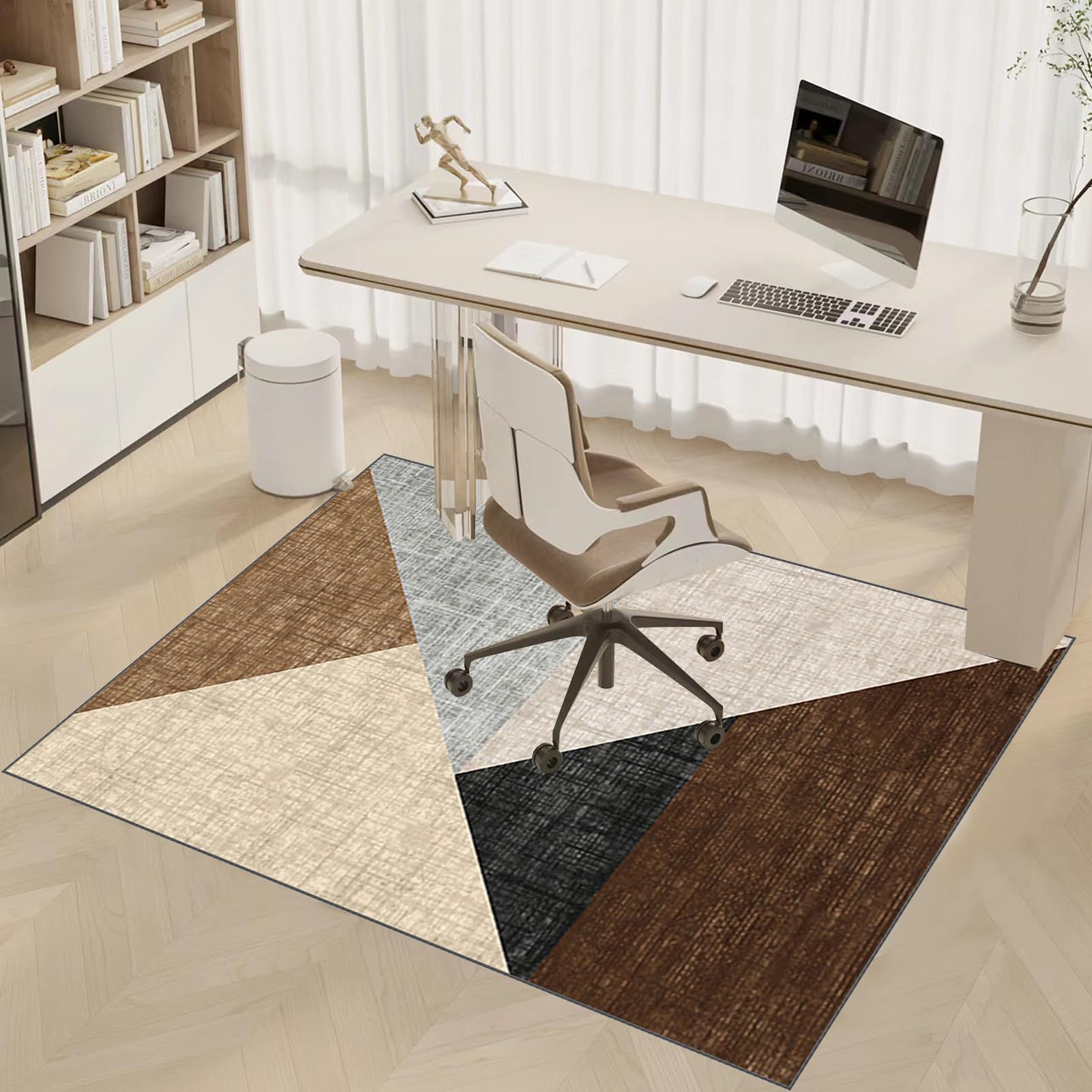 Bodenschutzmatte Gaming - Schreibtischstuhl Unterlage - Gaming Bürostuhl Stuhlmatten - Bürostuhl Unterlage - Schutzmatte für Laminat - Computerstuhl Teppiche - Gamer Teppich 130 x 170 cm