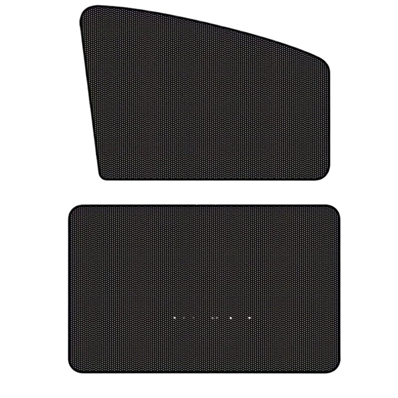 Parasole de Auto Tendine per finestrini Laterali Rete Auto | Con magneti 4 pezzi Blocca protezione UV Auto Privacy.