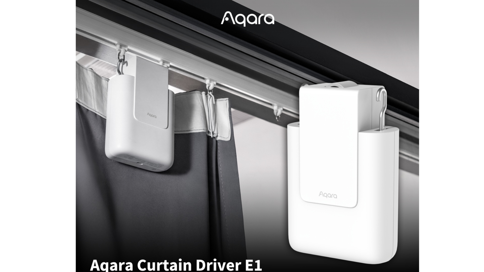 Upgraded Version] Aqara Smart Curtain Motor E1 (Rod Version, 1