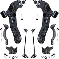 Vista 969 de Detroit Axle - Kit de suspensión frontal de 8 piezas para Dodge Journey 2009-2015, 2 brazos de control inferiores, 2 rótulas, 2 varillas