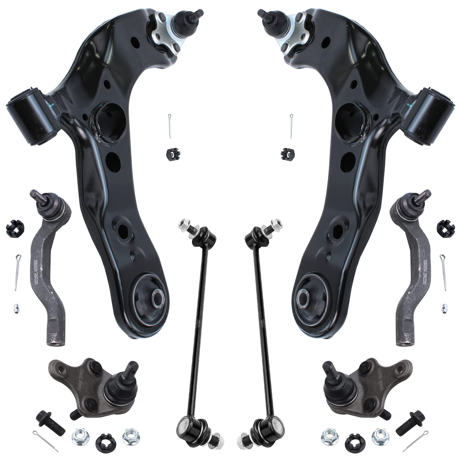 Detroit Axle - 8pc Front End Kit for 2006-2018 Toyota RAV4, 2015-2017