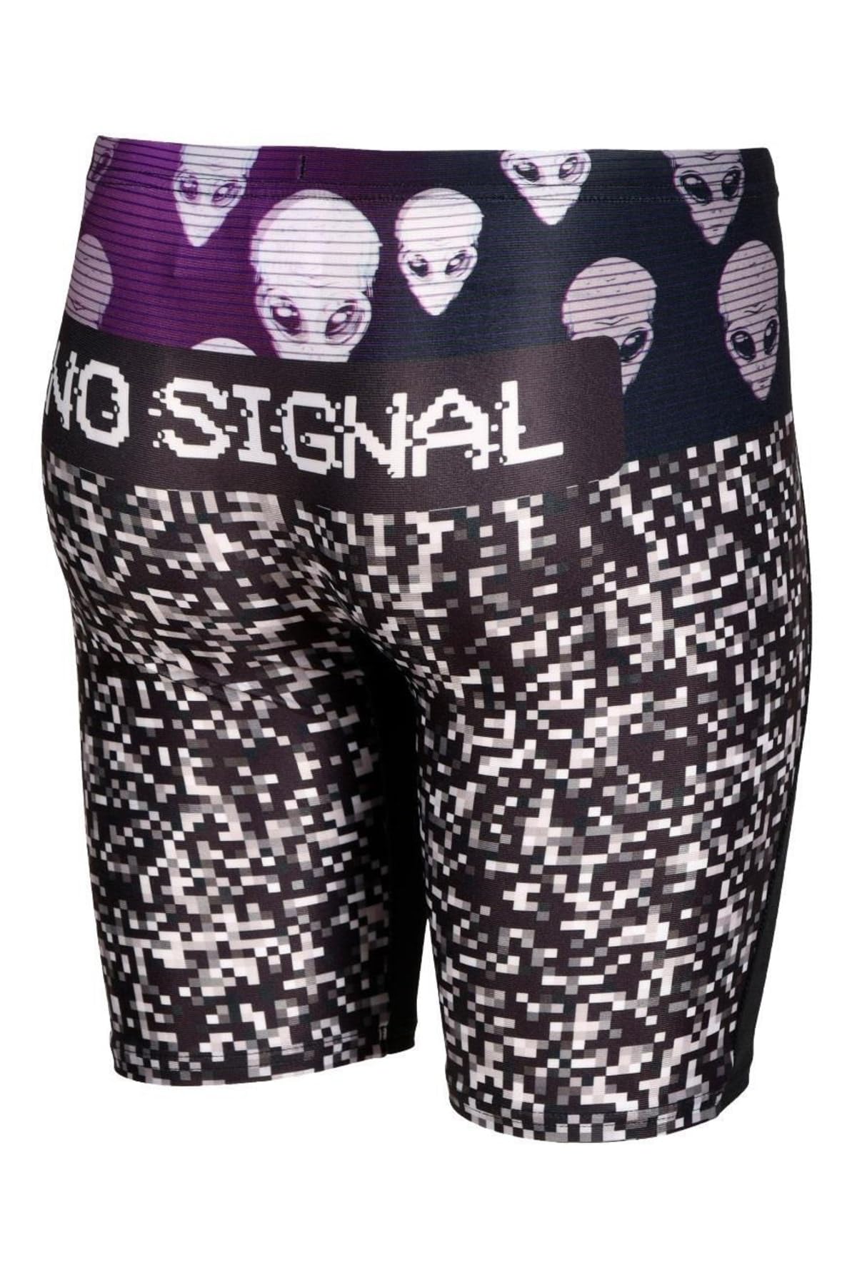 ARENA Boy's Crazy Swim Jammer Place Black-Black Multi