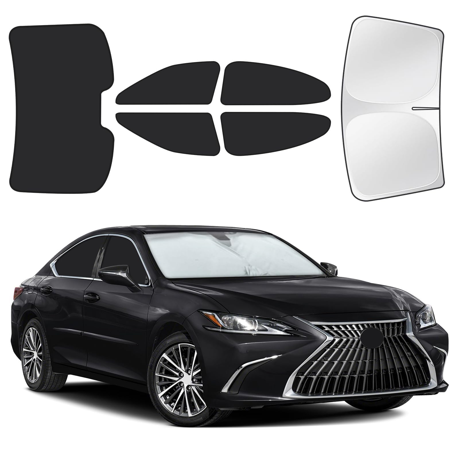 for Lexus ES 2018-2025 Car Window Shades, 6Pcs Full Window Covers