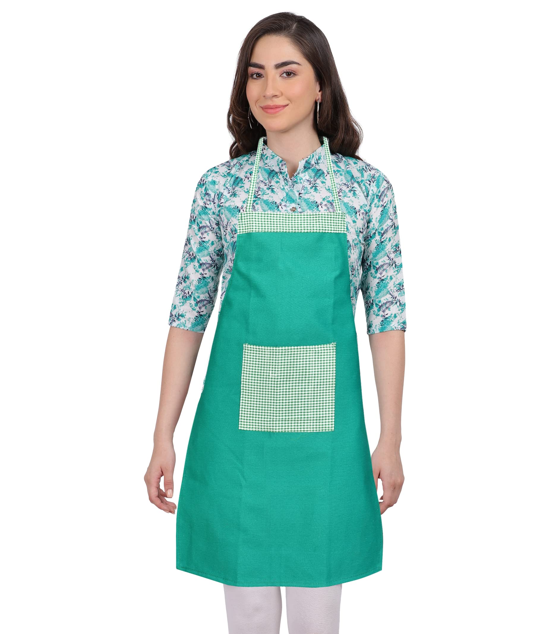 FAIRY HOME Waterproof Apron with Multipurpose Front Pocket, Cooking Kitchen Aprons for Women Men Chef-Green (B09SLZDPVP) Amazon Price History, Amazon Price Tracker