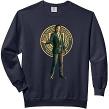 Marvel Studios Loki Season 2 Suit and TVA Logo Crest Comfort Colors Adult Sweatshirt