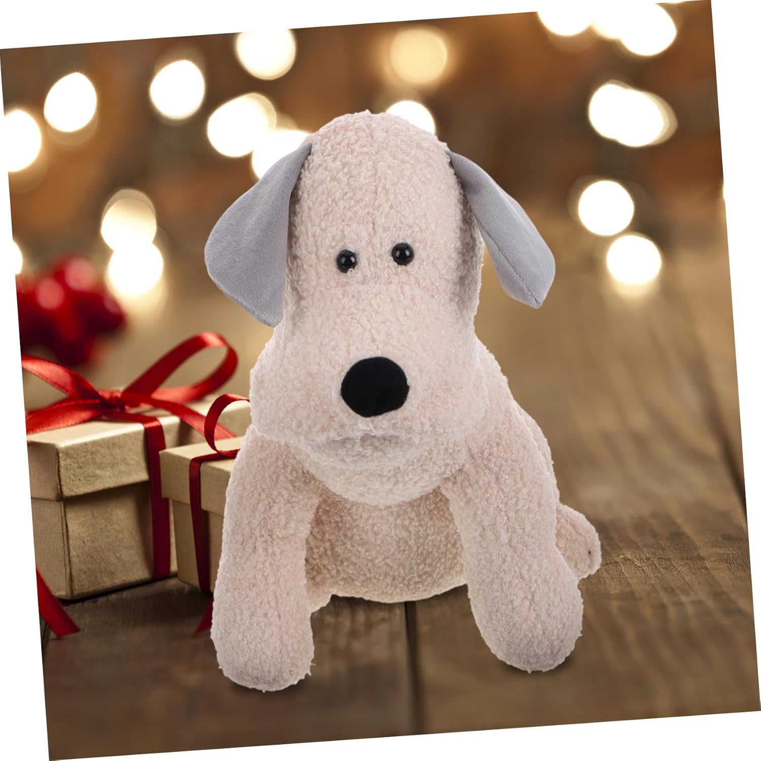 TEHAUX Fabric Dog Door Stopper Soft Weiner Dog Decor Plush Animal Doorstop for Home Decor