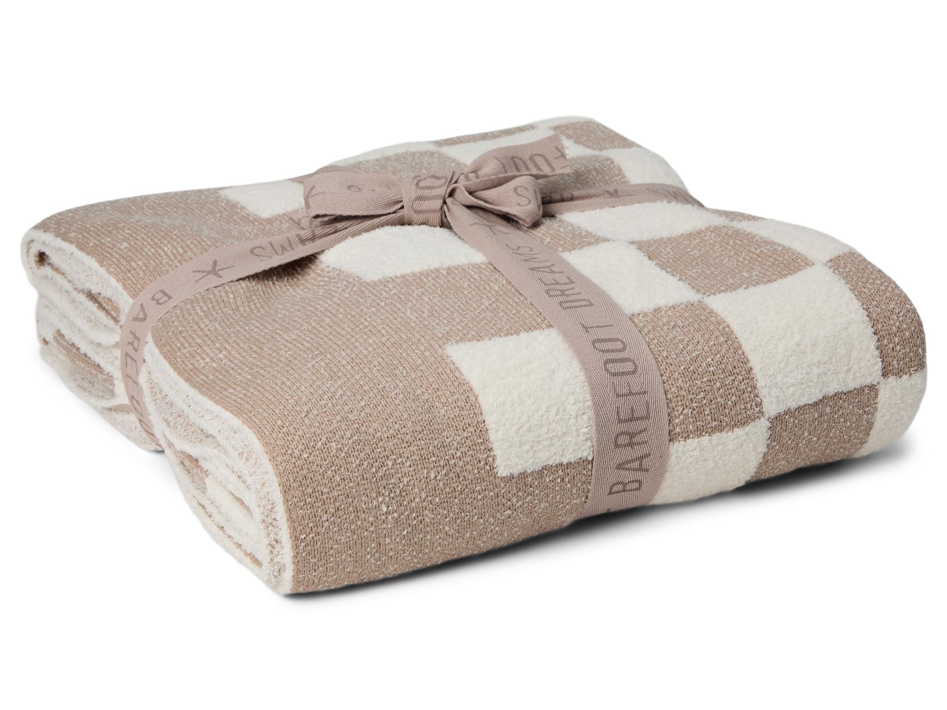 Couvre-lit coton Barefoot Dreams CozyChic jeté lit crème