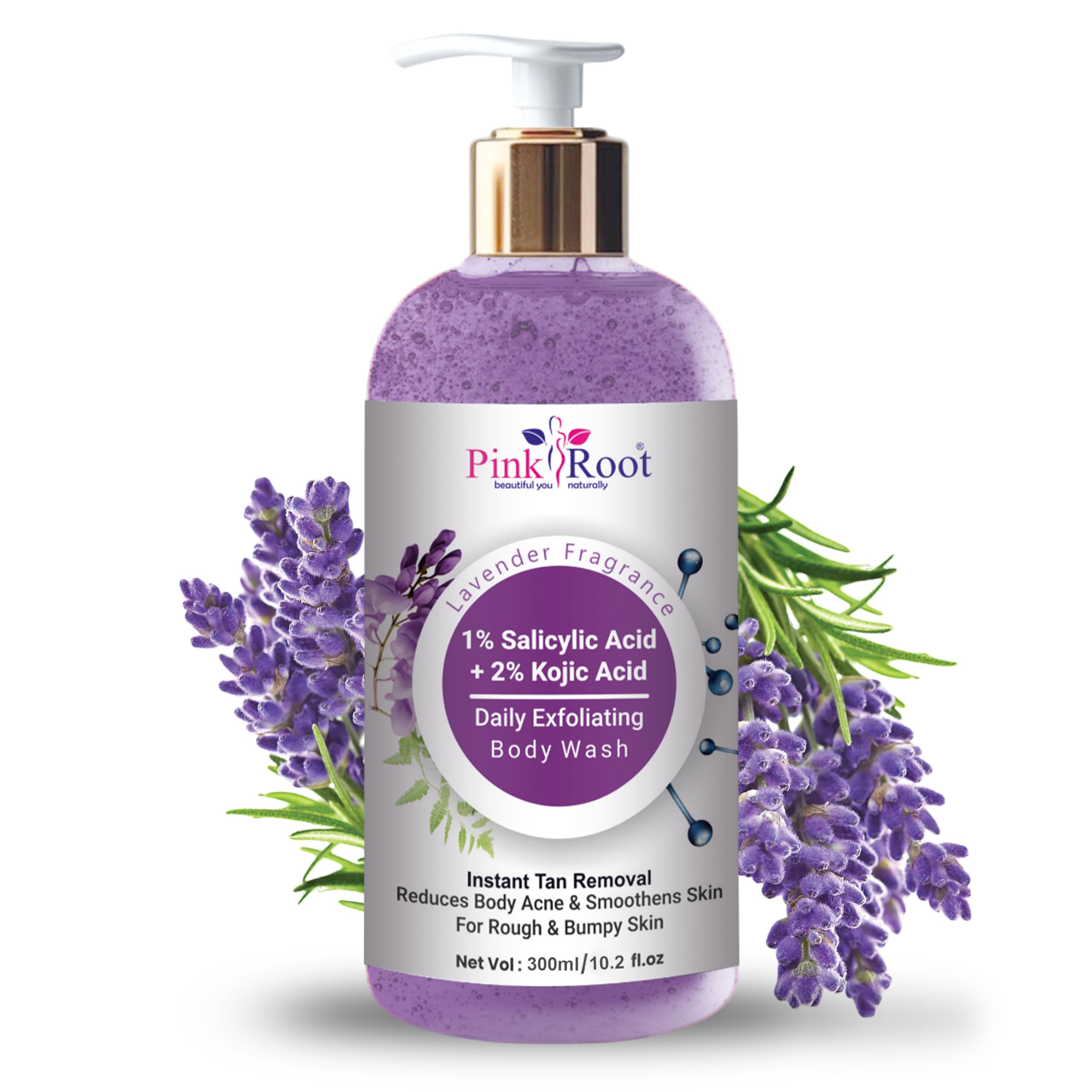 Pink Root Salicylic Body Wash for Clear, Smooth Skin - improves texture, and leaves your skin feeling fresh, soft,visibly healthier after every wash. Ideal for daily use.-image-39
