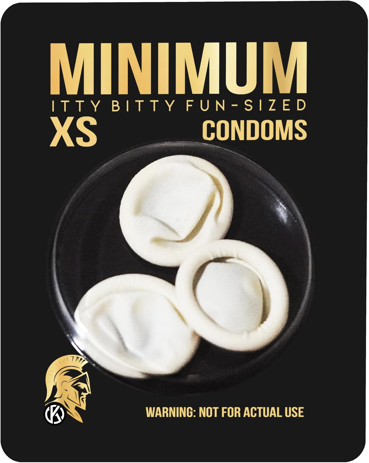 Minimum Extra Small Micro Condoms Gag Gifts - Hilarious Parody Joke for Adults, Bachelor Parties, and Stocking Stuffer Prank