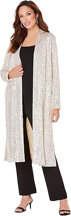 sequin duster jacket