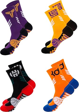 Pack Calcetines Deportivos Técnicos NBA Adulto | Resistencia y suavidad | Algodón Transpirable | Deportes Alto Rendimiento | Talla única 36 a 43 EU