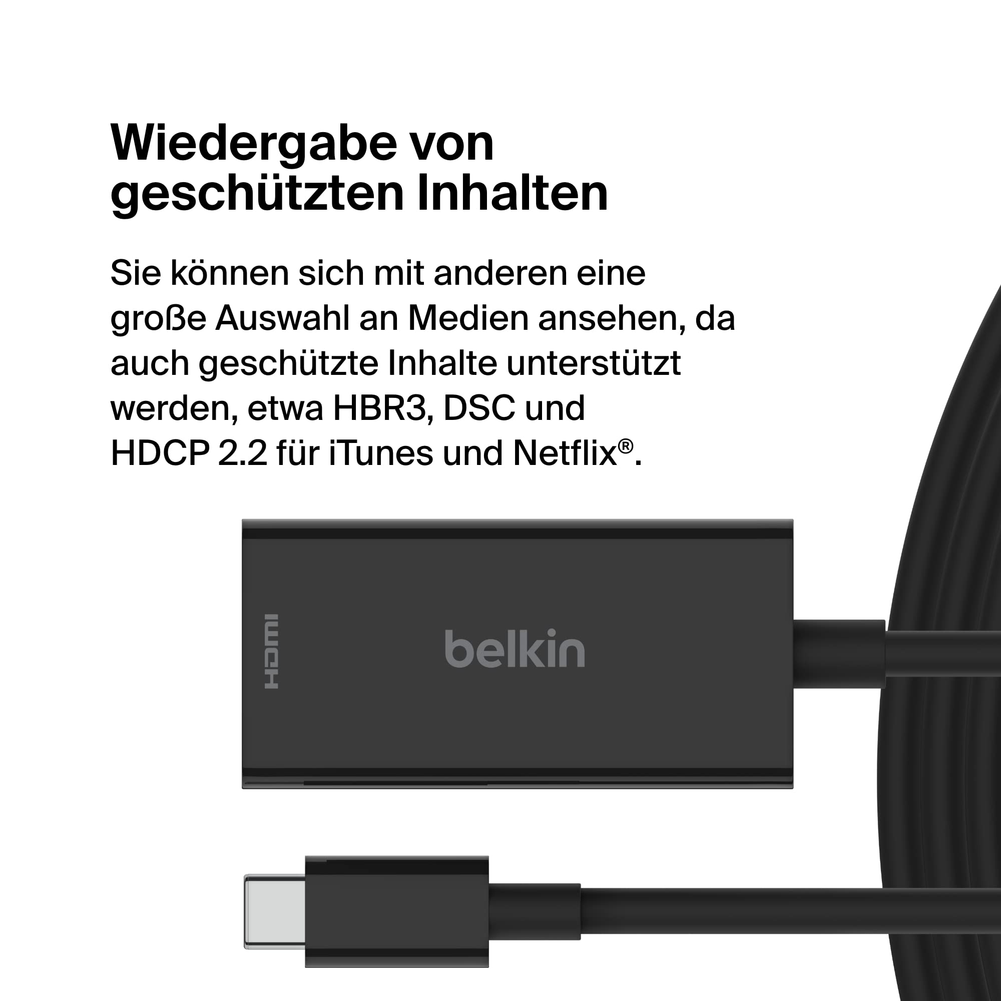 Belkin Adattatore Da UsB-C A Hdmi (*usB-C To Hdmi 2.1 Adapt Er 8k 4k Hdr)