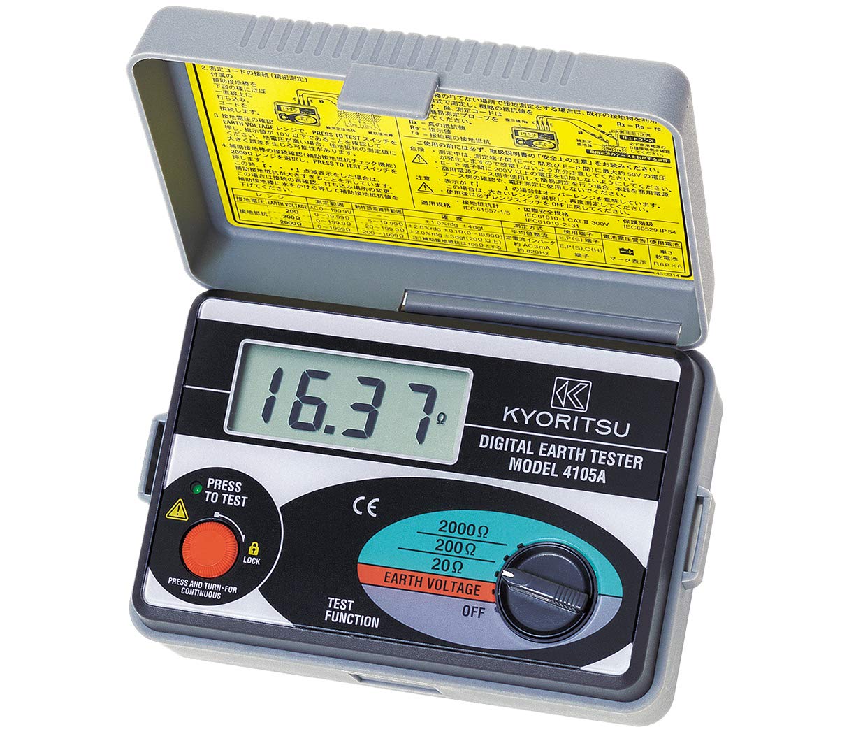 Kyoritsu 4105A Earth & Ground Resistance Tester Amazon.in Industrial