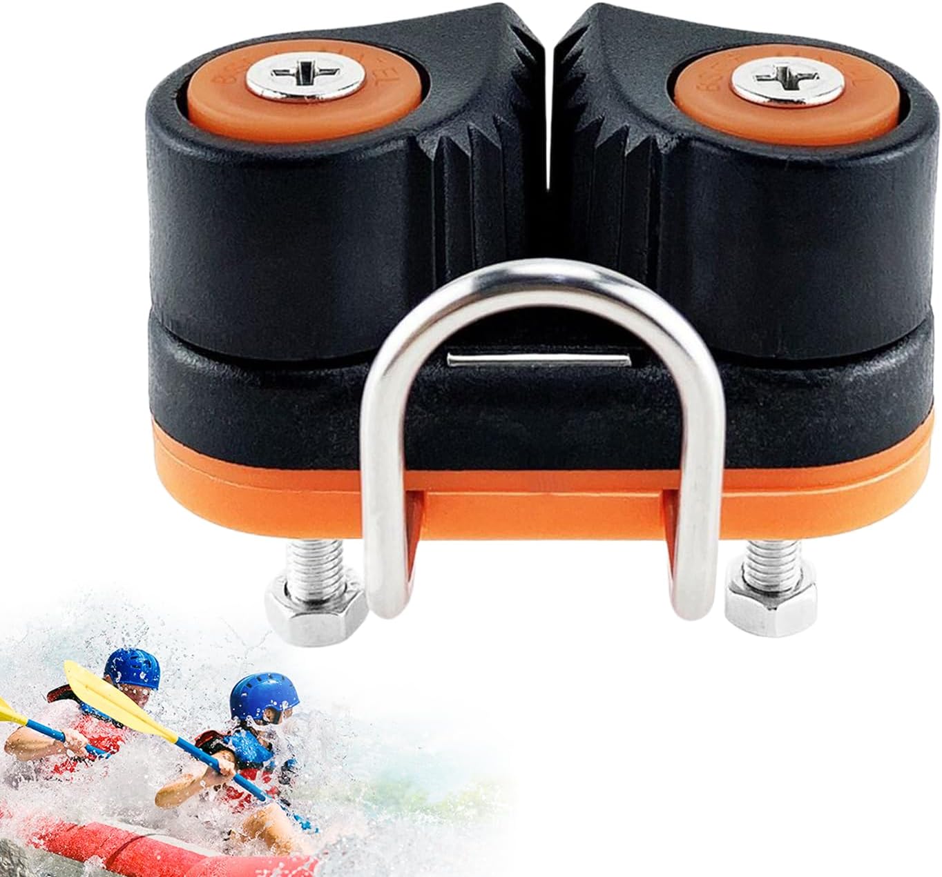 Rope Clamp,Adjustable Nylon Automatic Fastener,Reusable Rope Connector Clamps - for Kayak Fitness Equipment Canoe Boat Pilate Bed Marine Gym Indoor Outdoor