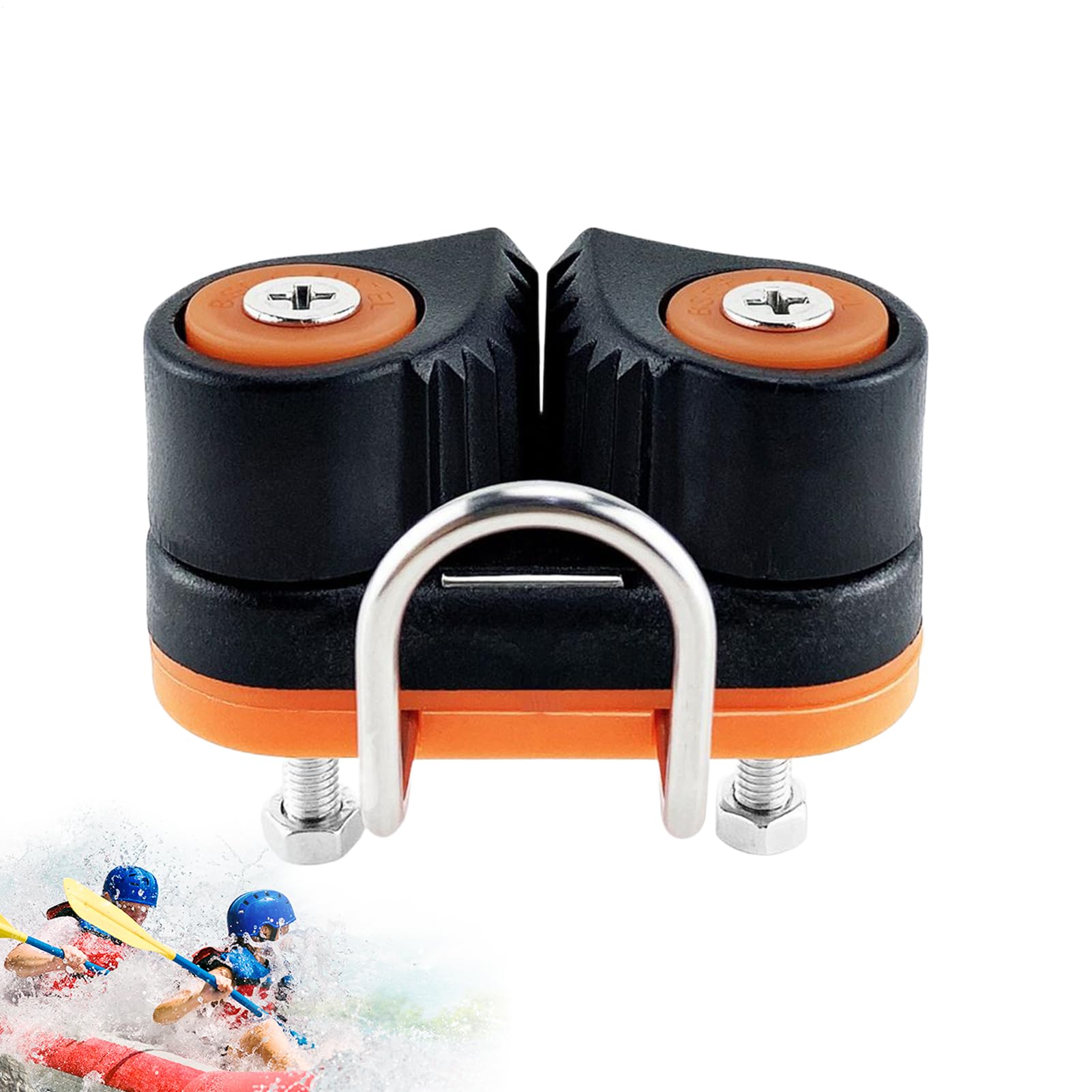 Rope Clamp,Adjustable Nylon Automatic Fastener,Reusable Rope Connector Clamps - for Kayak Fitness Equipment Canoe Boat Pilate Bed Marine Gym Indoor Outdoor