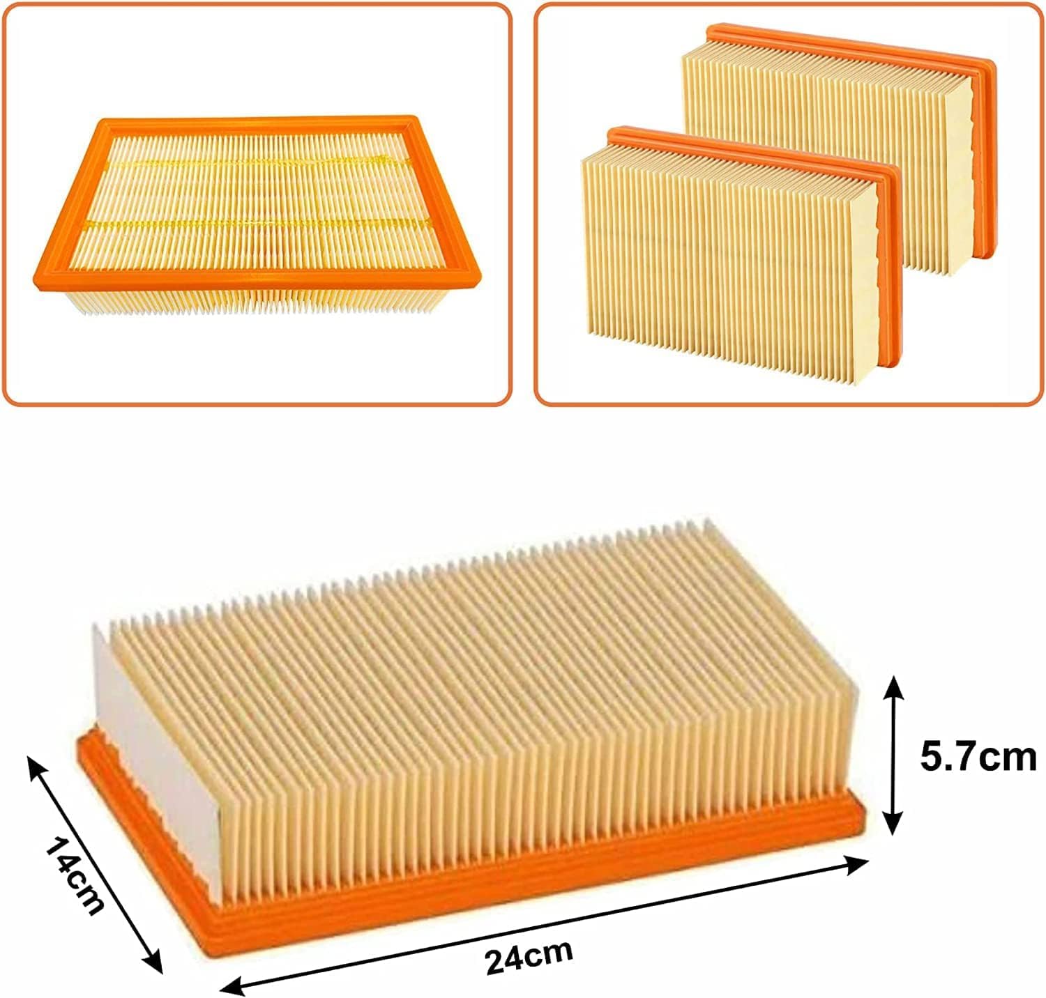 Filtro, Compatibile Con Karcher, NT 25/1, NT 35/1, NT 45/1, NT - Foto 10