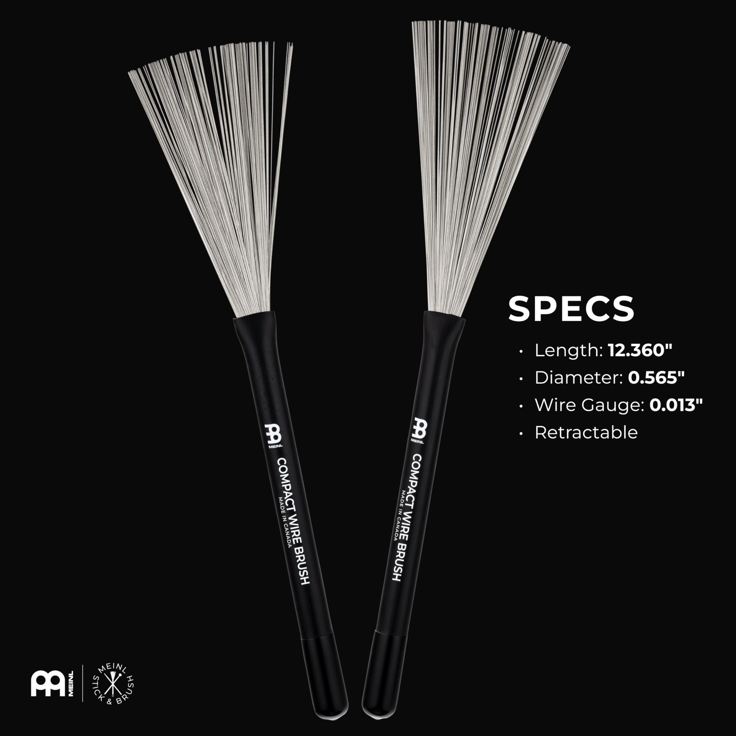 Meinl Stick & Brush - COMPACT WIRE BRUSH (SB301)