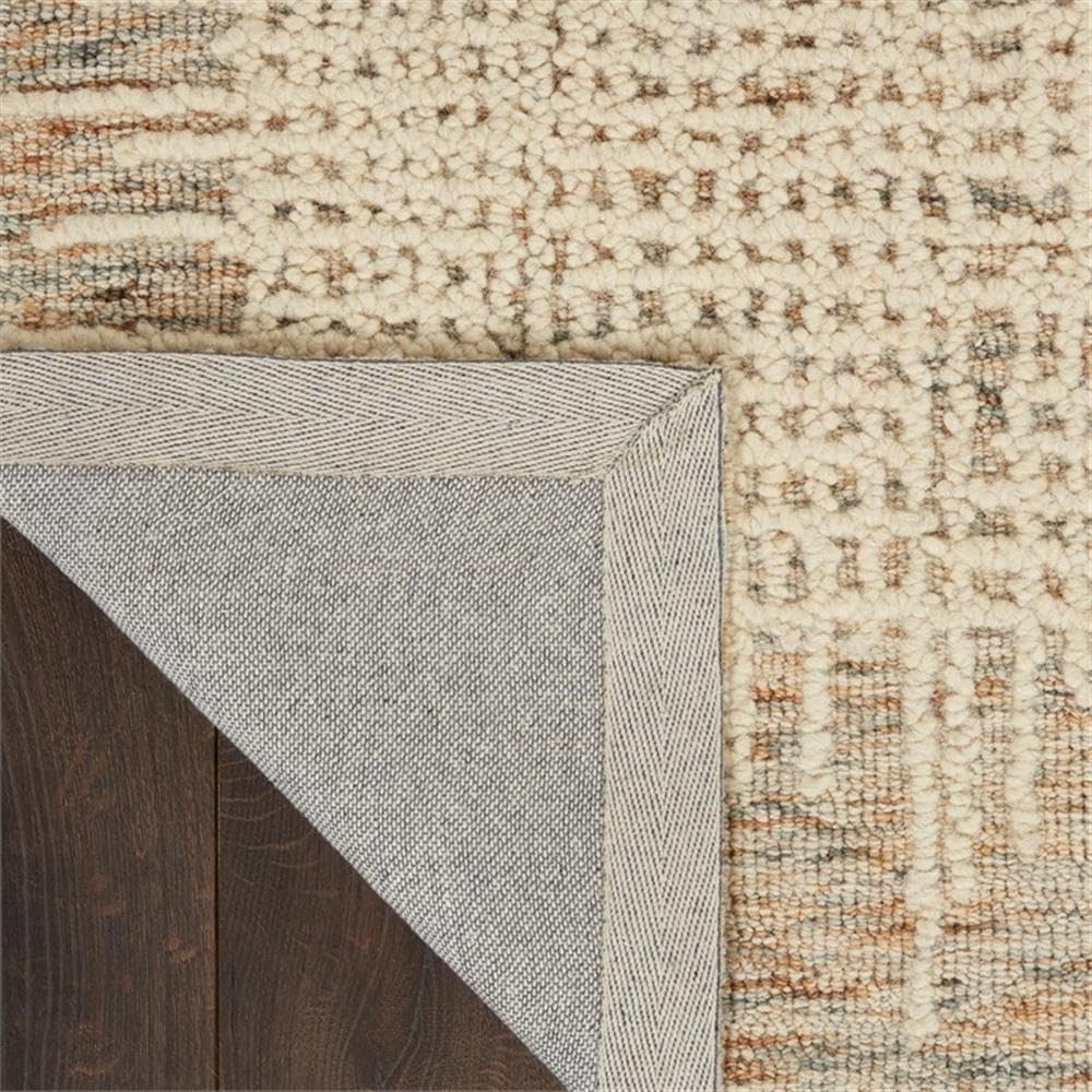 Nourison Home Vail Beige Multicolor 2'3" x 7'6" Area Rug - Easy Clean, Non Shedding, Bed Room, Living Room, Dining Room, Kitchen (8' Runner)