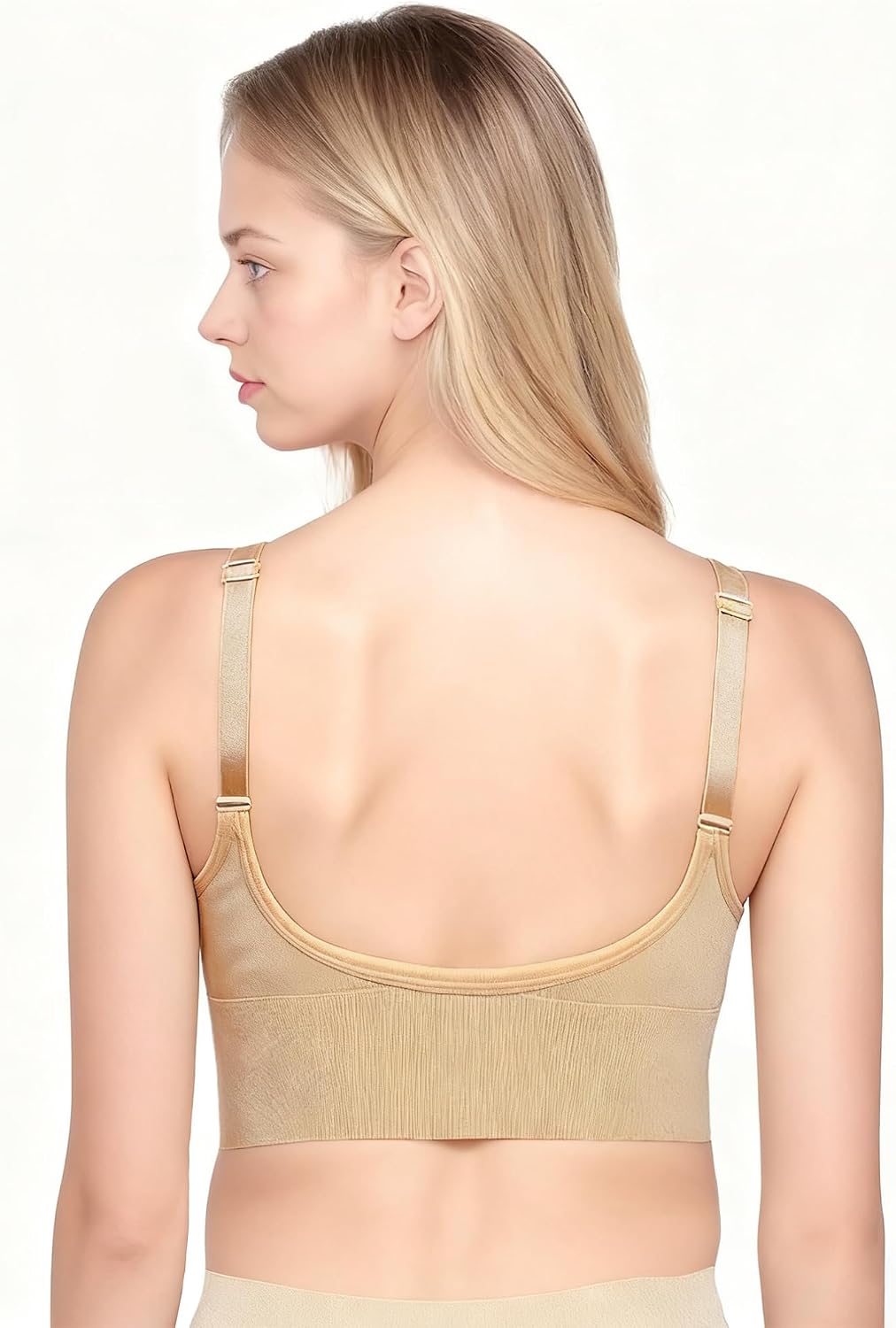 3 Pack Nursing Bras for Breastfeeding Hands Free Seamless Maternity Bra Adjustable Straps Wirefree Bralette S-XL