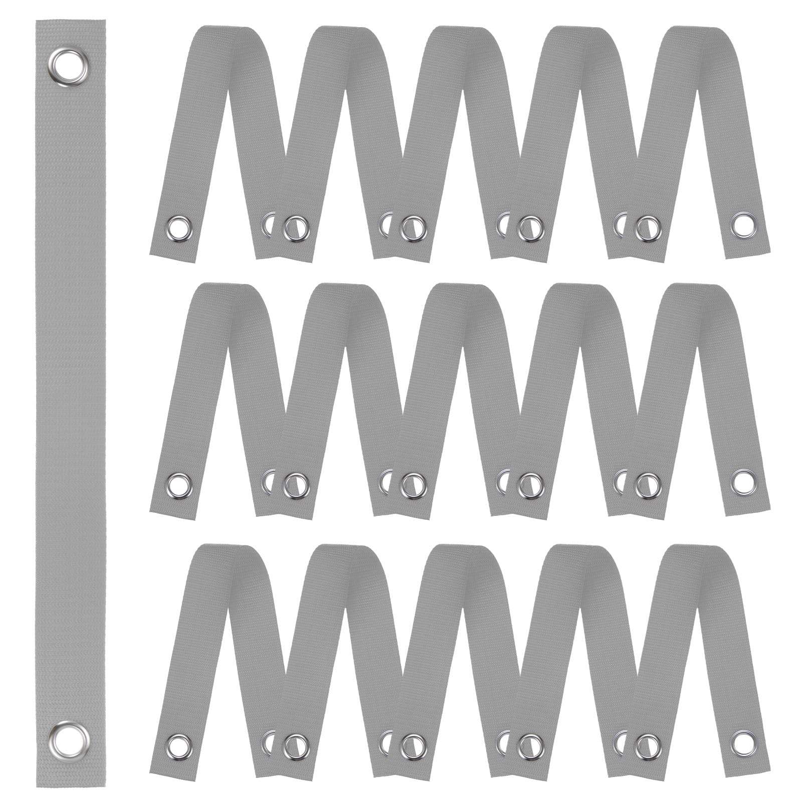 M METERXITY 16-Pack Tree Straps for Staking,1.5 Inch x 15.7 Inch Tree Support Straps Nylon Tree Strap for Leaning Tree Protection/Plant Support