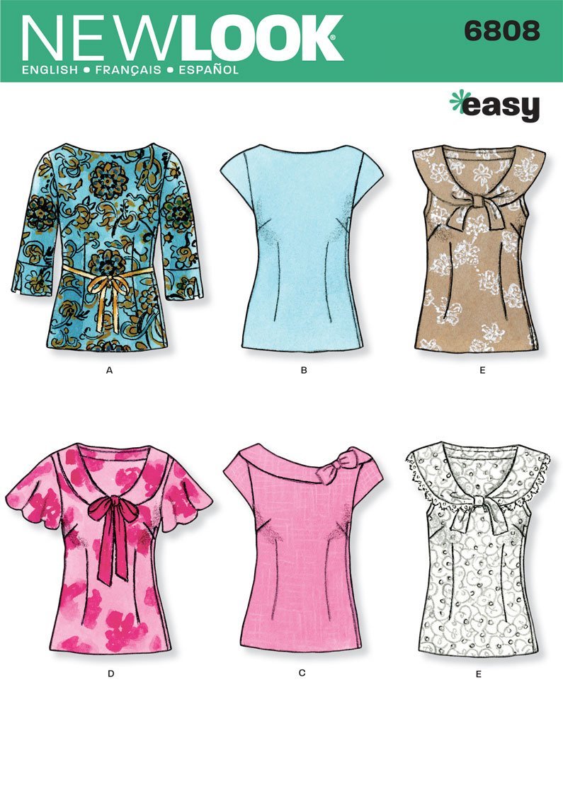New Look NL6808 Patron de Couture T-Shirt 22 x 15 cm