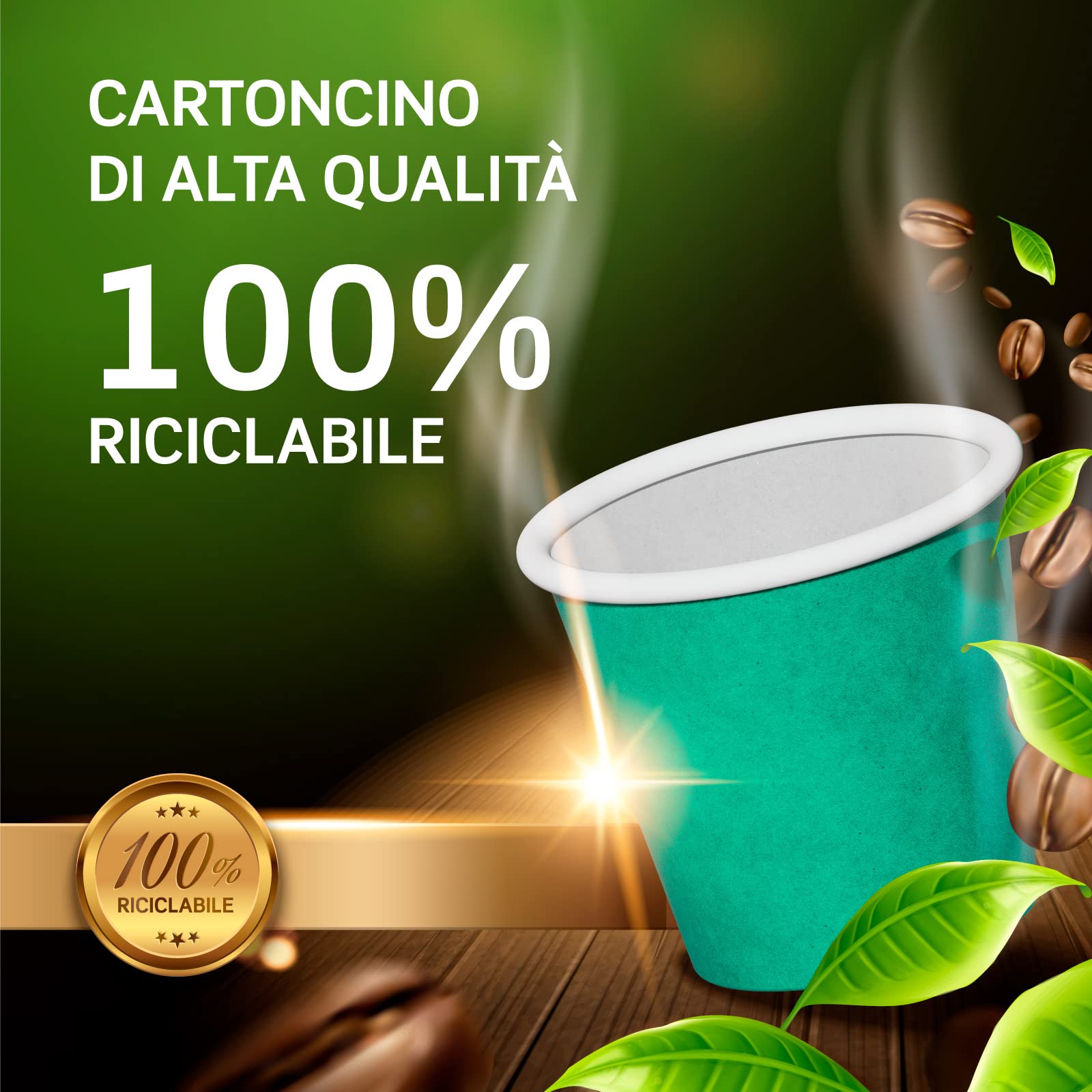 1000 Bicchierini Caffè In Carta 65ml Biodegradabili - Monouso Eco Per Bar, Uffici E Eventi - Foto 5
