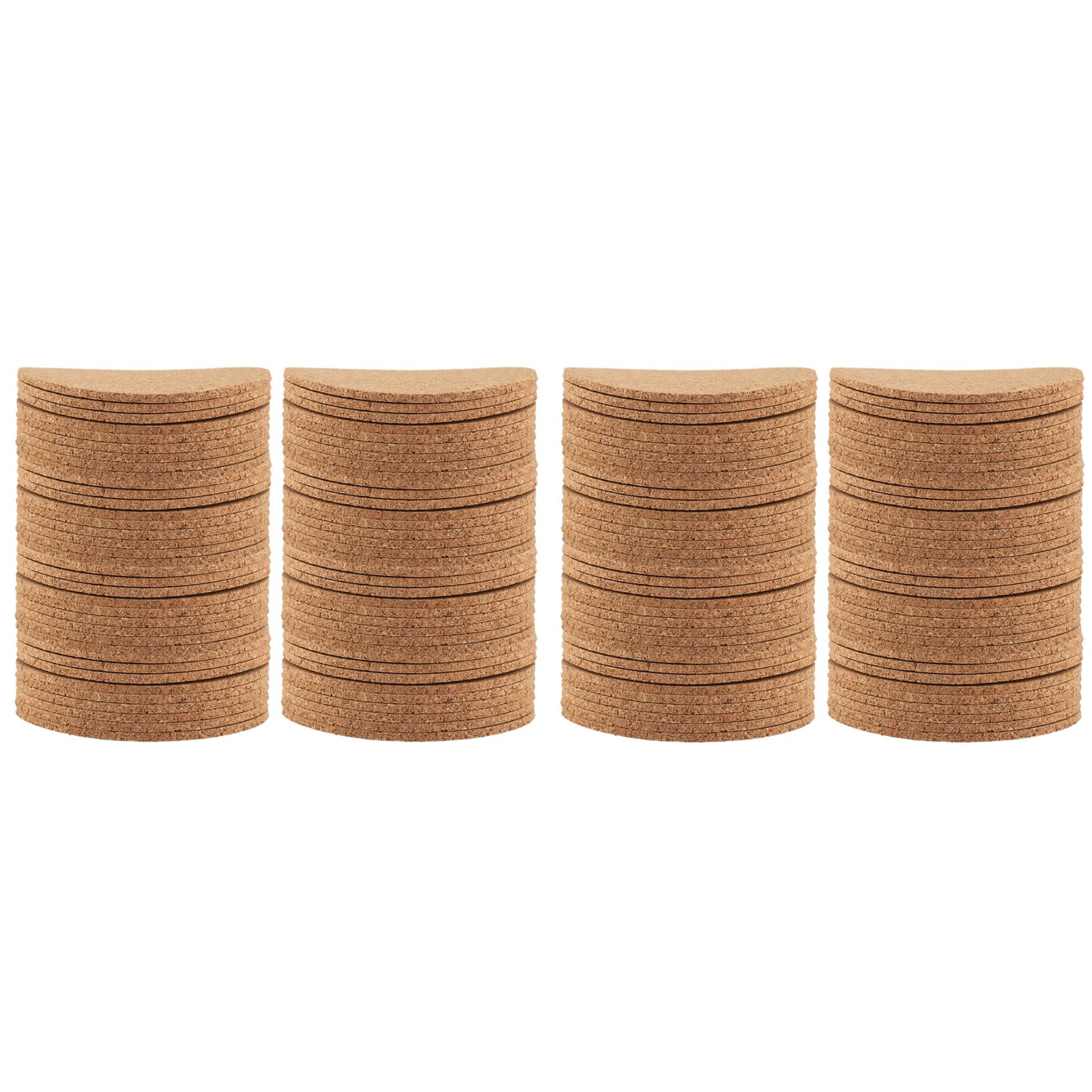 Haofy Posavasos de Madera 200 Uds para Protección Térmica y Antideslizante Mesa Oficina Hogar para Tazas Café, Desayunos Diarios, Reuniones en Casa, Regalos de Boda