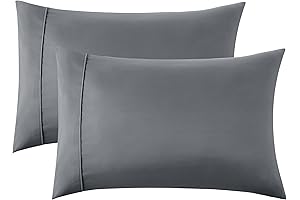 Queen-Size Comfort: Bedsure Pillow Covers Set of 2 for a Supreme Night's Rest