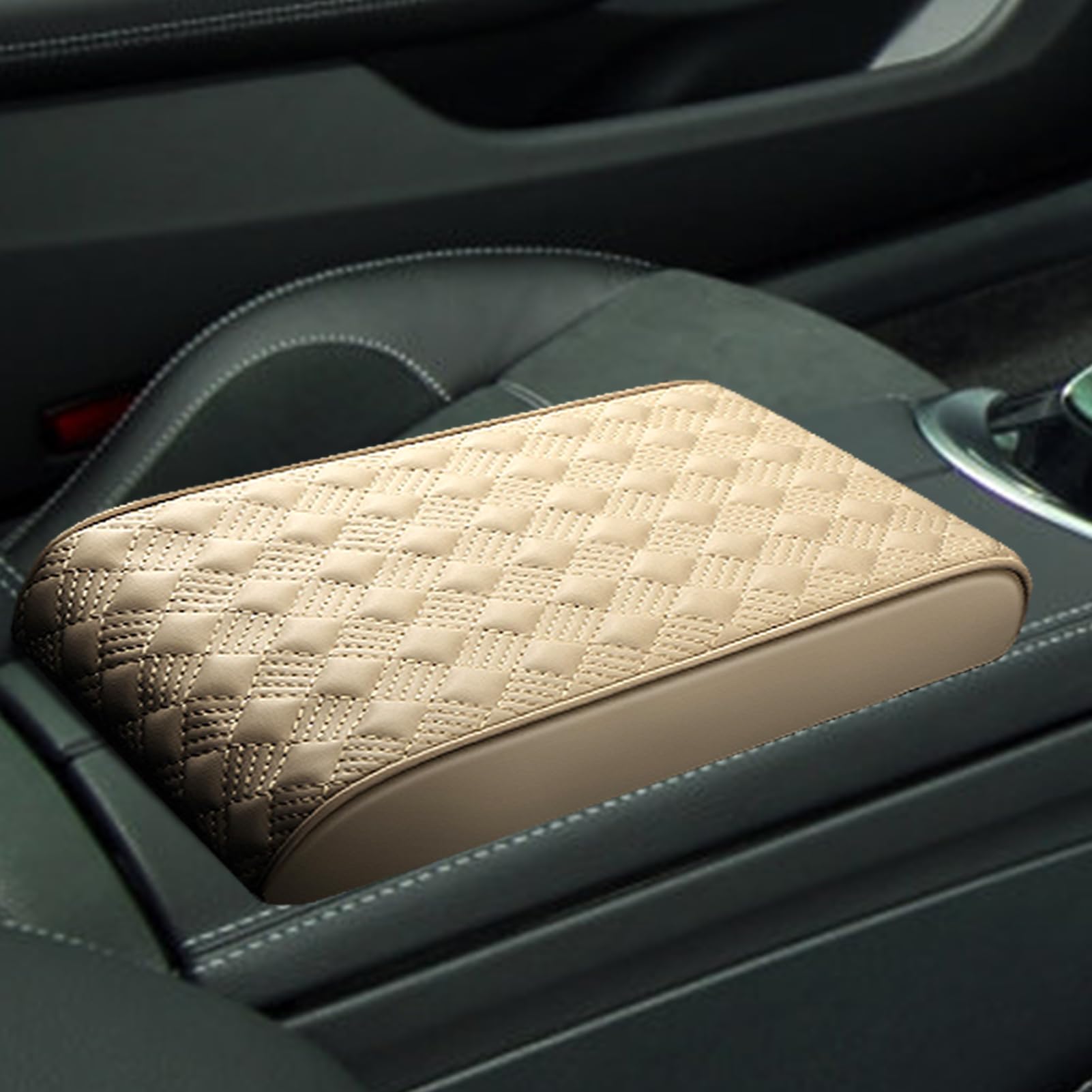 Copri bracciolo auto Scatola poggiabraccio Espansione console centrale con supporto per gomo in memory foam e portafazzoletti Cuscino copri bracciolo | SHEIN ALIA