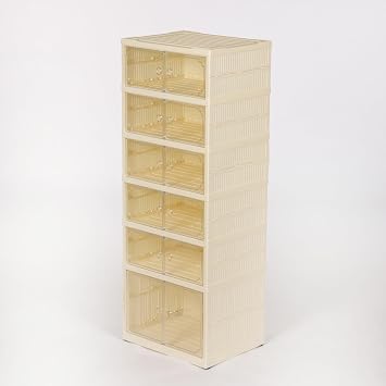 6 Shelves Multi-Purpose, Large, Foldable Cabinet, Shoe Rack and Shelf