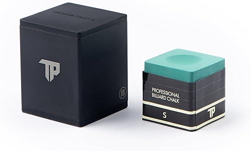 Miniatura 3 de TP Pro TurningPoint - Tiza profesional para billar con soporte de aluminio, disponible en azul y verde Verde,Azul