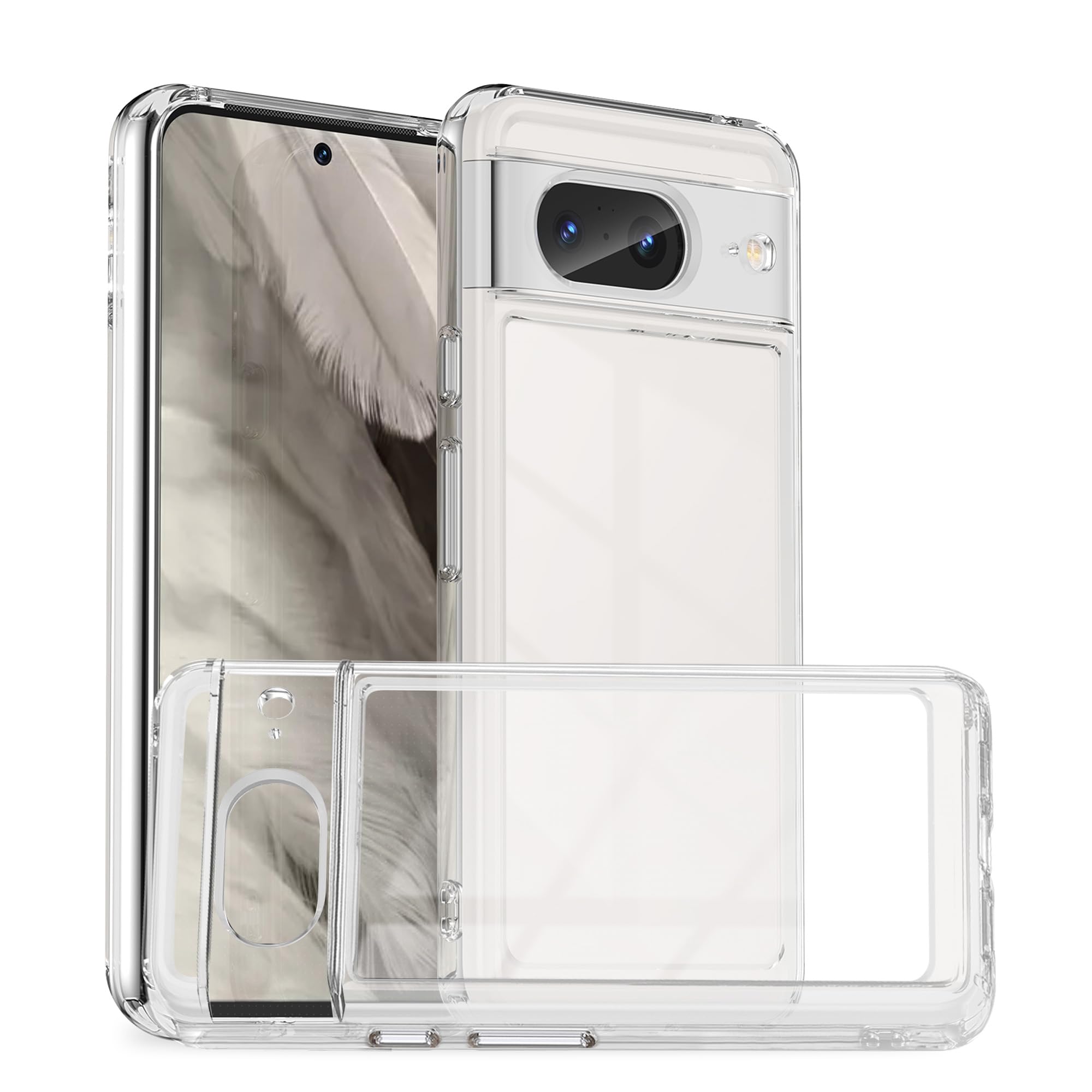 Magglass Series Compatible with Google Pixel 8 Case Back Cover Transparent Drop Protection Clear Shock-Absorption Scratch Resistant Back Cover Case for Google Pixel 8 (B0CLYQTM28) Amazon Price History, Amazon Price Tracker