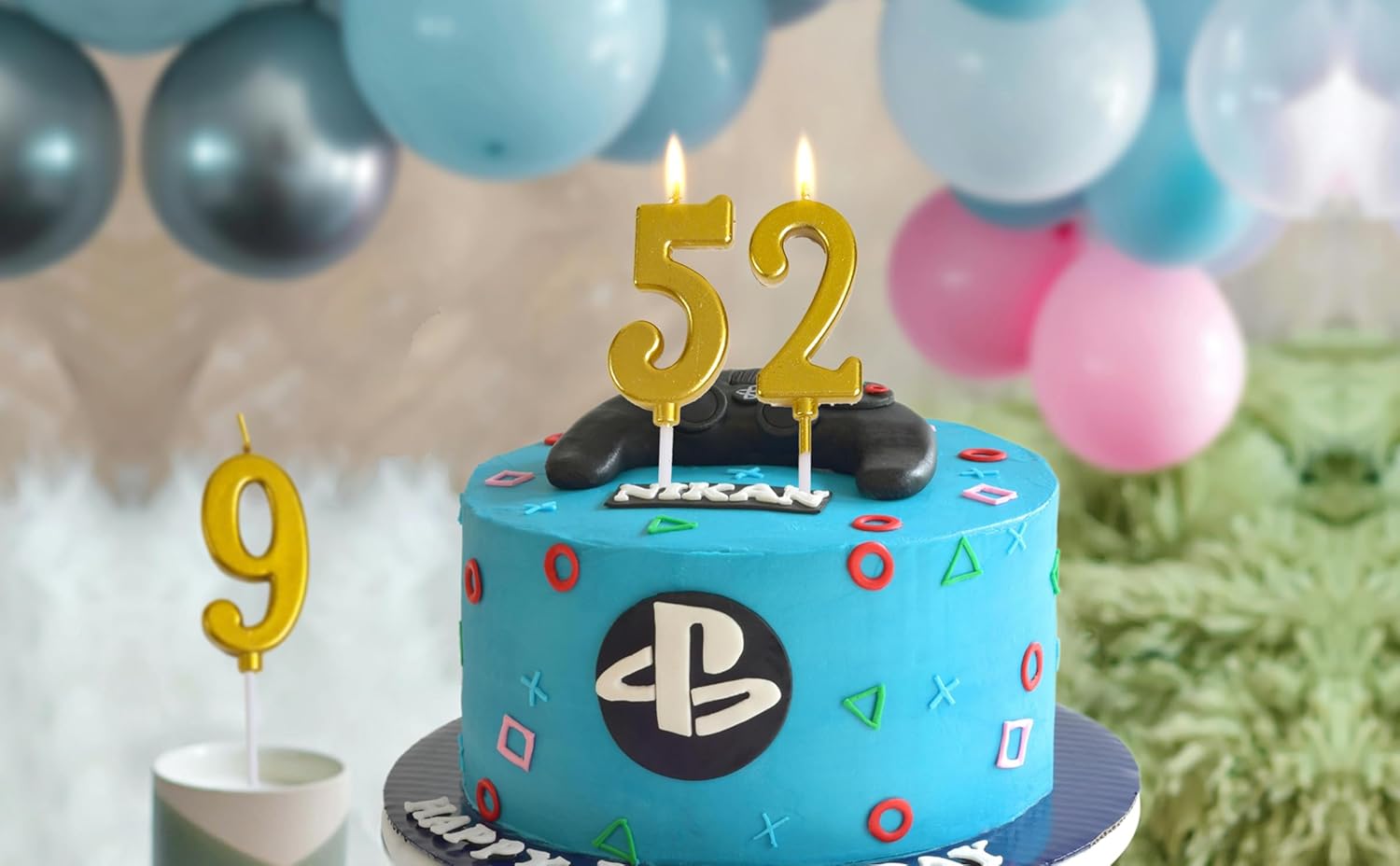 10-Pieces Number Candles 0-9 Birthday Candles for Cake, Gold Number Birthday Candles Bulk 0 1 2 3 4 5 6 7 8 9 for Happy Birthday Wedding Anniversary Party Supplies Cake Decoration (10-Count)