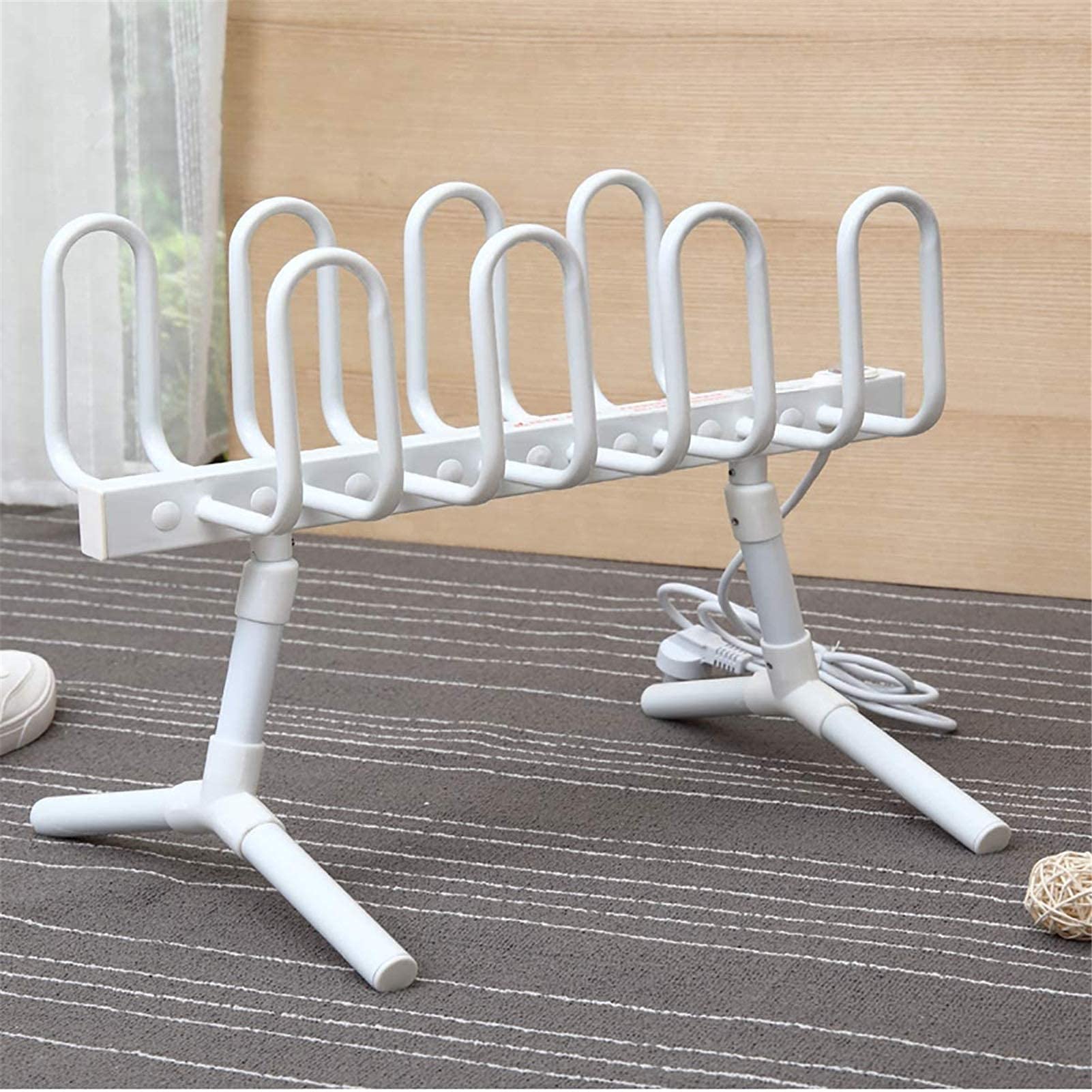 Boots and Shoes Dryer,Portable Electric Shoes Dryer Electric,for 4 Pairs Shoes,Intelligent Thermostat Fast Heat,Dehumidify Drying Shoe Rack,Winter Shoes Heater Warmer