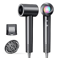 Haokoo Asciugacapelli Ionico Alta Velocità 150.000 RPM - Phon Capelli Professionale Leggero 365g