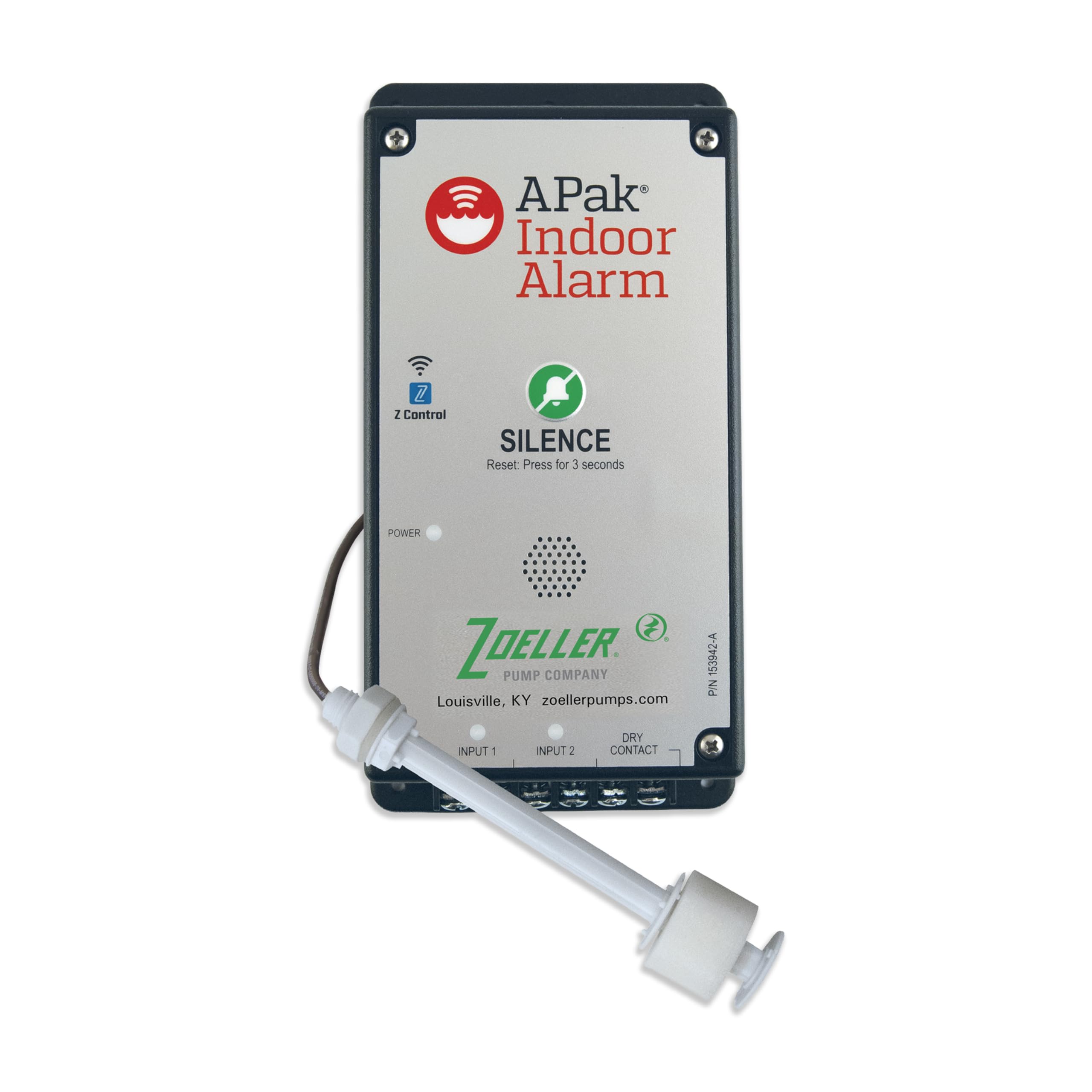Zoeller APak Z-Control Indoor Alarm System w/Reed Sensor – High