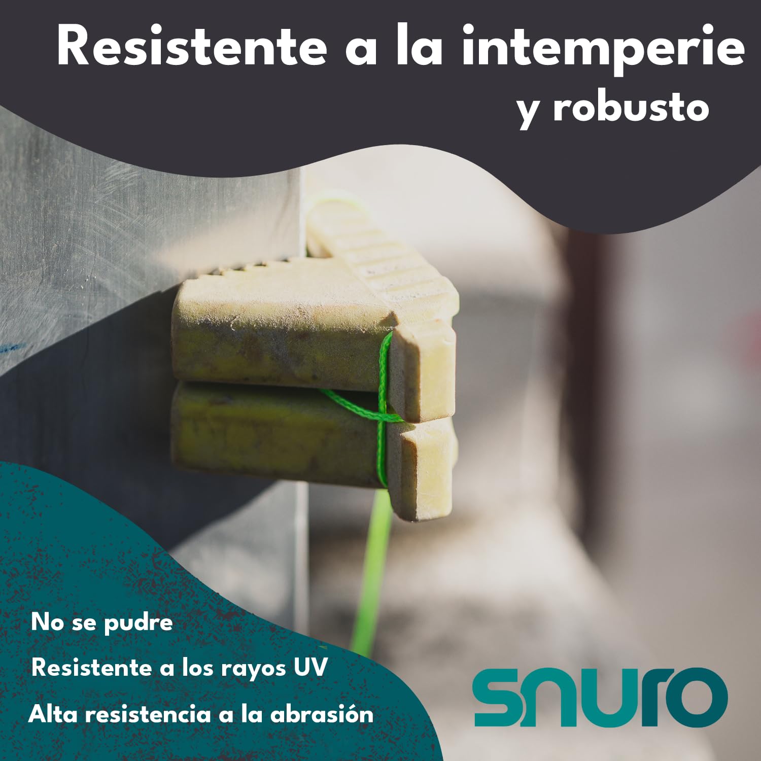 Cuerda de nailon (2 mm, 100 m, amarillo) – Cuerda de albañilería resistente fluorescente para cualquier aplicación – Cuerda resistente a la intemperie ideal para fijar – Fuerza de rotura 95 kg